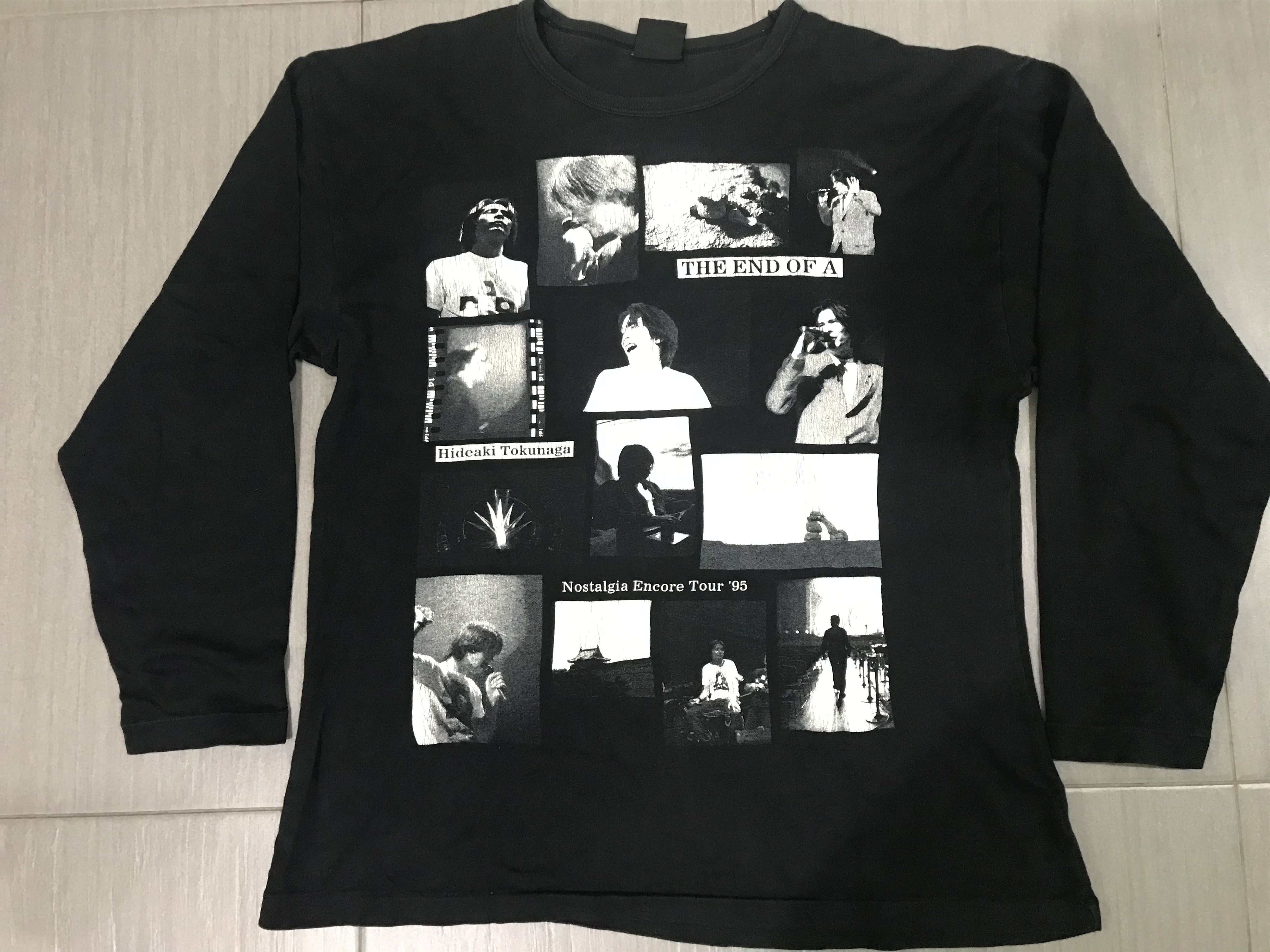 Band Tees End of Hideaki Tokunaga Nostalgic Encore Tour 95 T-Shirt Size US L / EU 52-54 / 3 - 3 Thumbnail