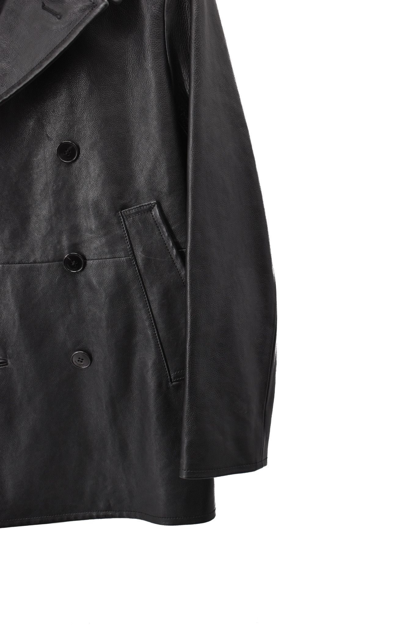 Saint Laurent Paris Saint Laurent Classic Caban Leather Coat Size US S / EU 44-46 / 1 - 4 Thumbnail