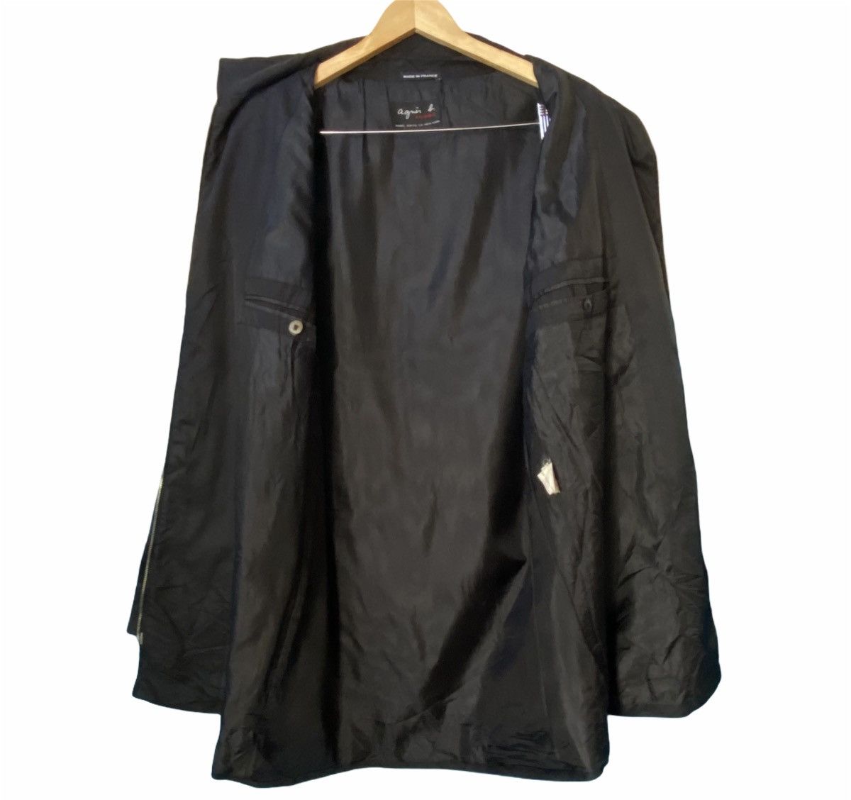 Designer Agnes B Men Black Zipper Jacket Size US M / EU 48-50 / 2 - 4 Thumbnail
