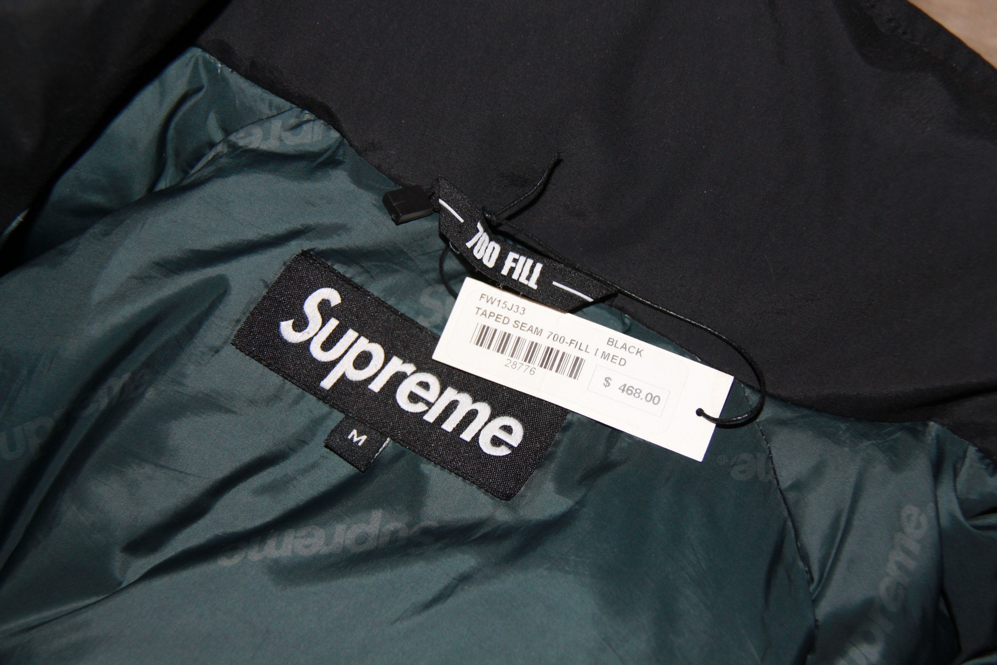 Supreme FW15 Black Uptown Down Parka Size US M / EU 48-50 / 2 - 12 Thumbnail