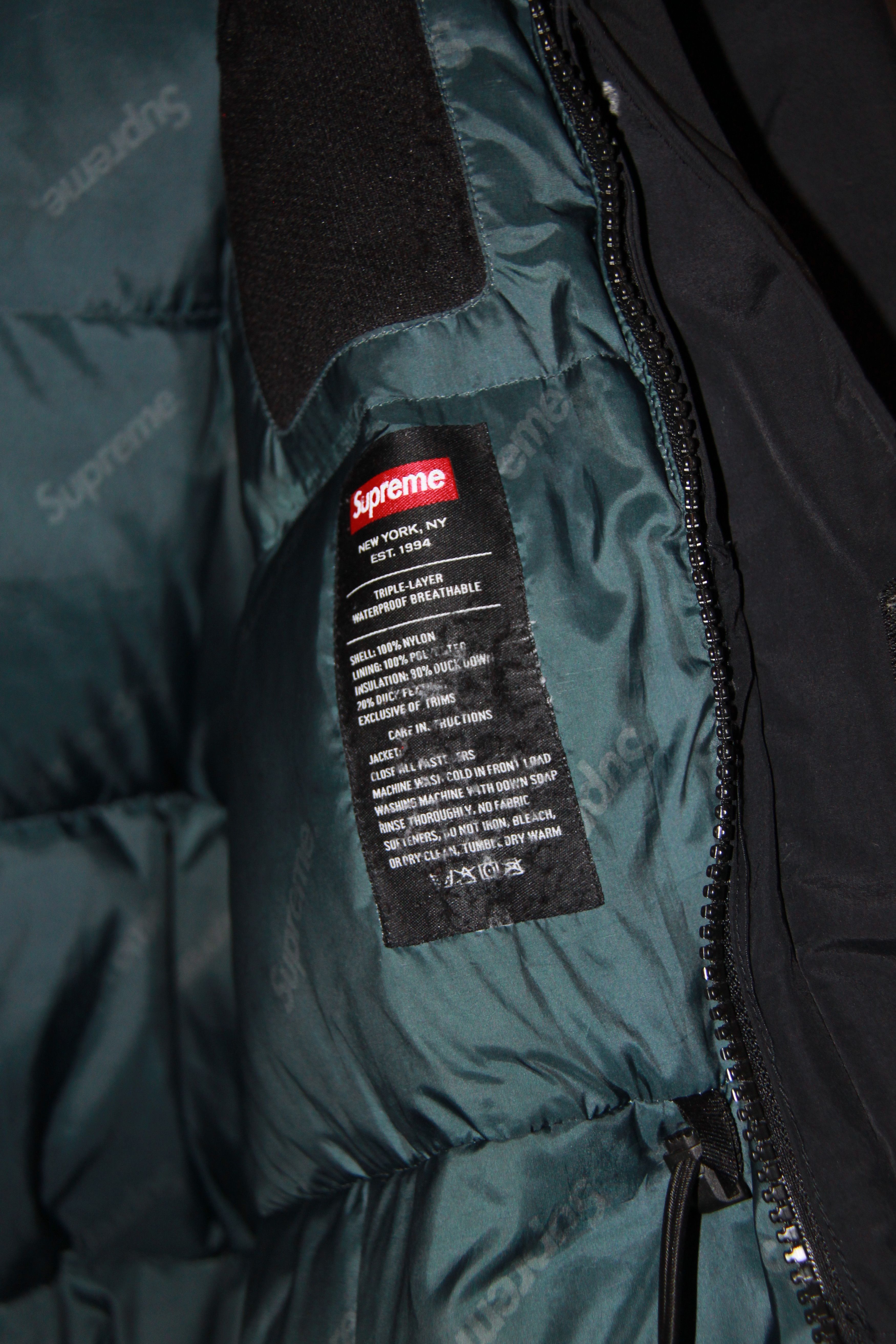 Supreme FW15 Black Uptown Down Parka Size US M / EU 48-50 / 2 - 7 Thumbnail