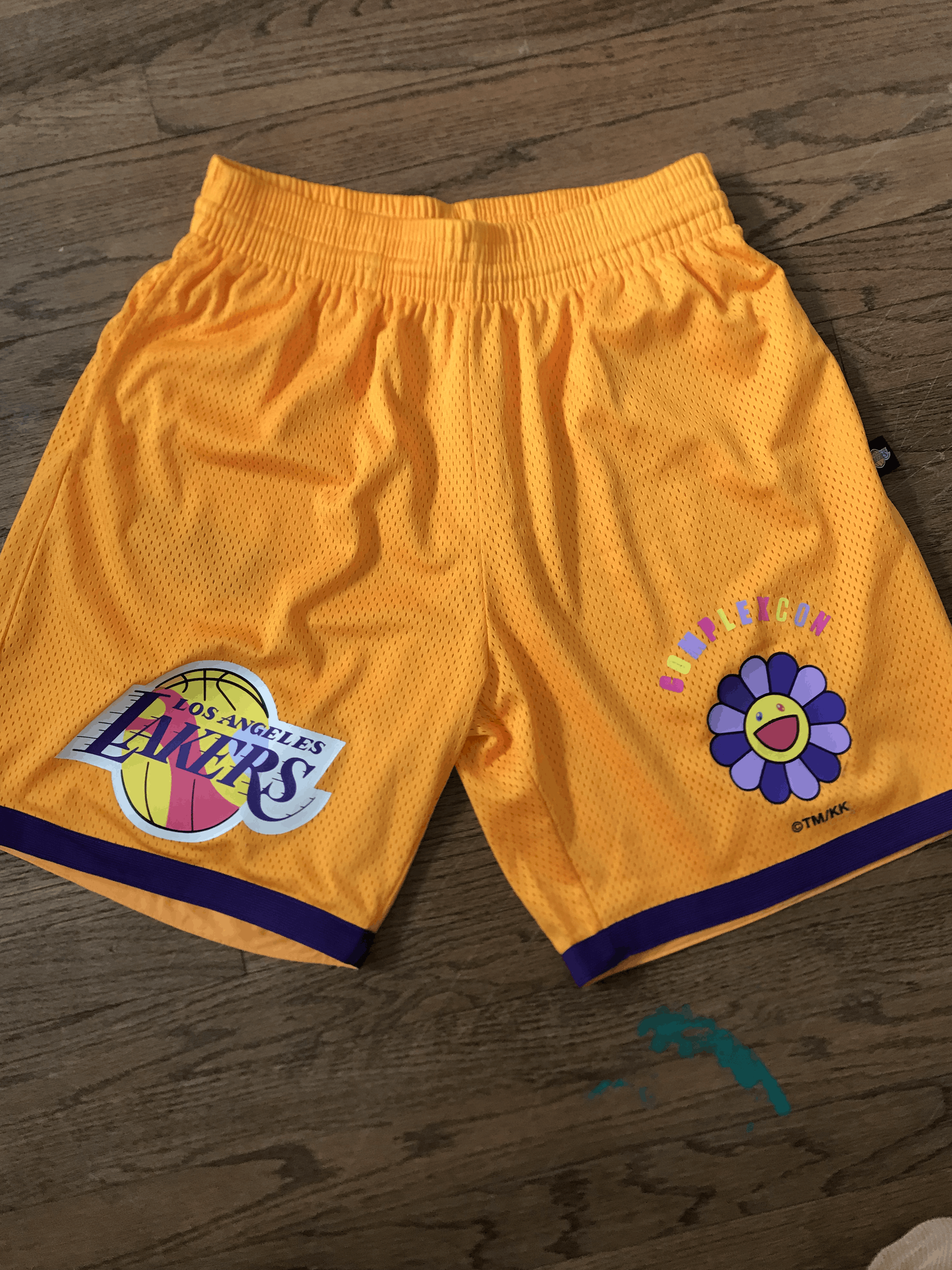 Takashi Murakami ComplexCon x LA Lakers M&N Basketball Shorts Black Men's -  FW19 - US