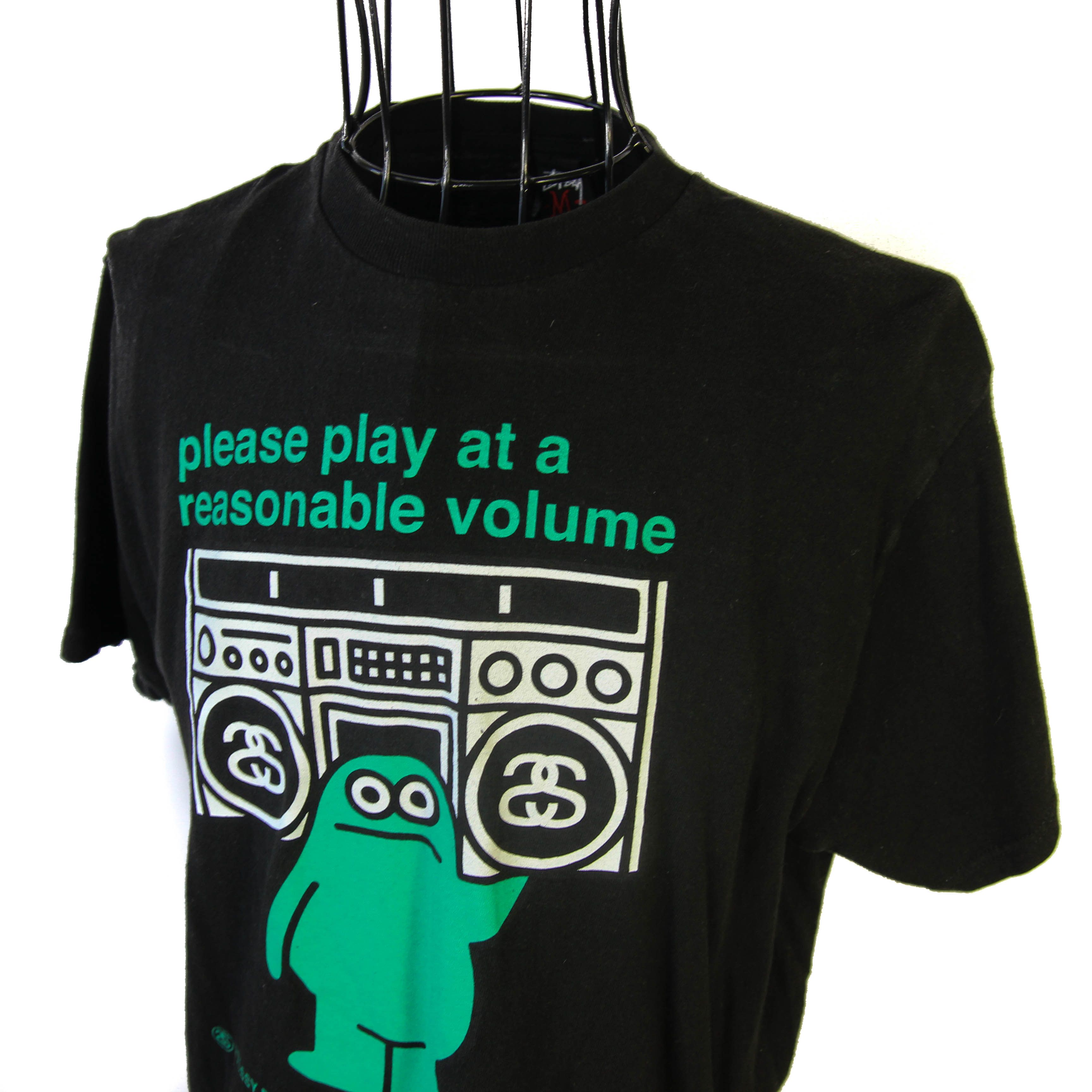 Stussy × Vintage Vintage Stussy x James Jarvis Graphic T Shirt