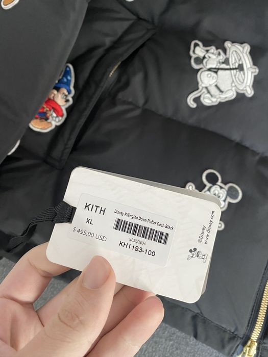 Kith Kith x Disney Killington Down Puffer Jacket Black | Grailed