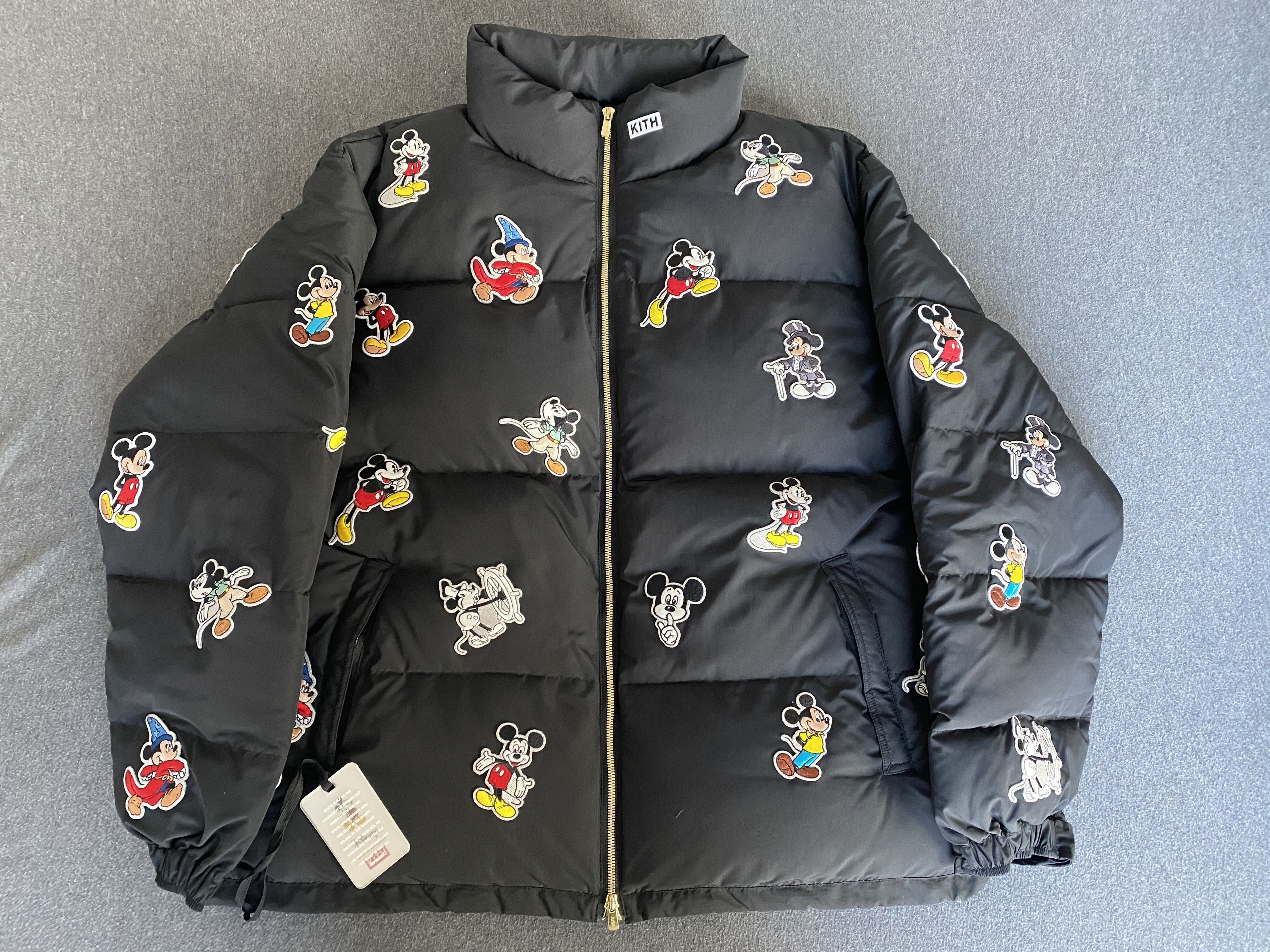 Kith Kith x Disney Killington Down Puffer Jacket Black | Grailed