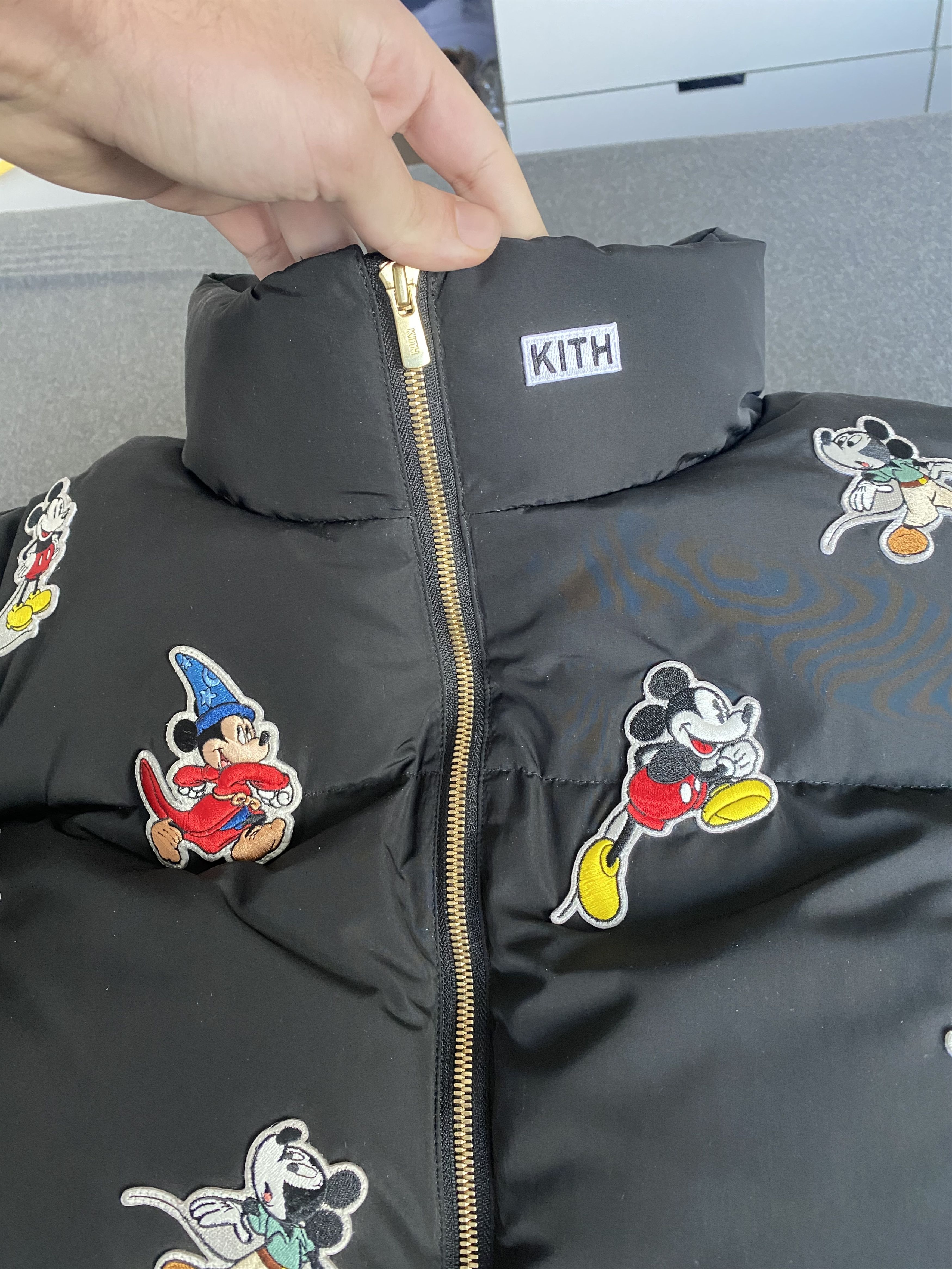 Kith Kith x Disney Killington Down Puffer Jacket Black | Grailed