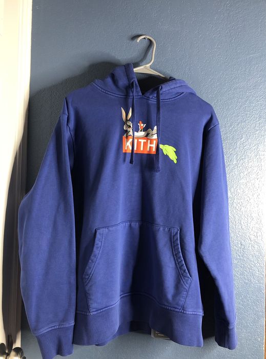 Kith KITH X Looney Tunes Carrot Hoodie Blue | Grailed