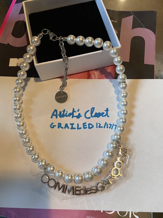 Comme des Garcons Comme des Garçons x Mikimoto Pearl Necklace Grailed