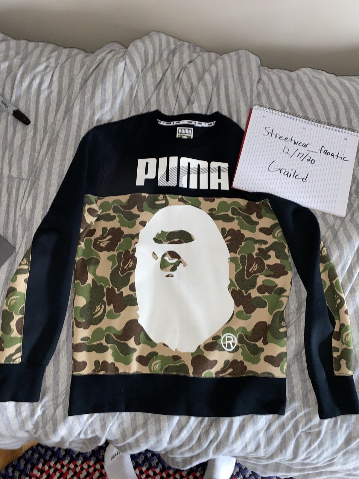 Bape puma crewneck best sale