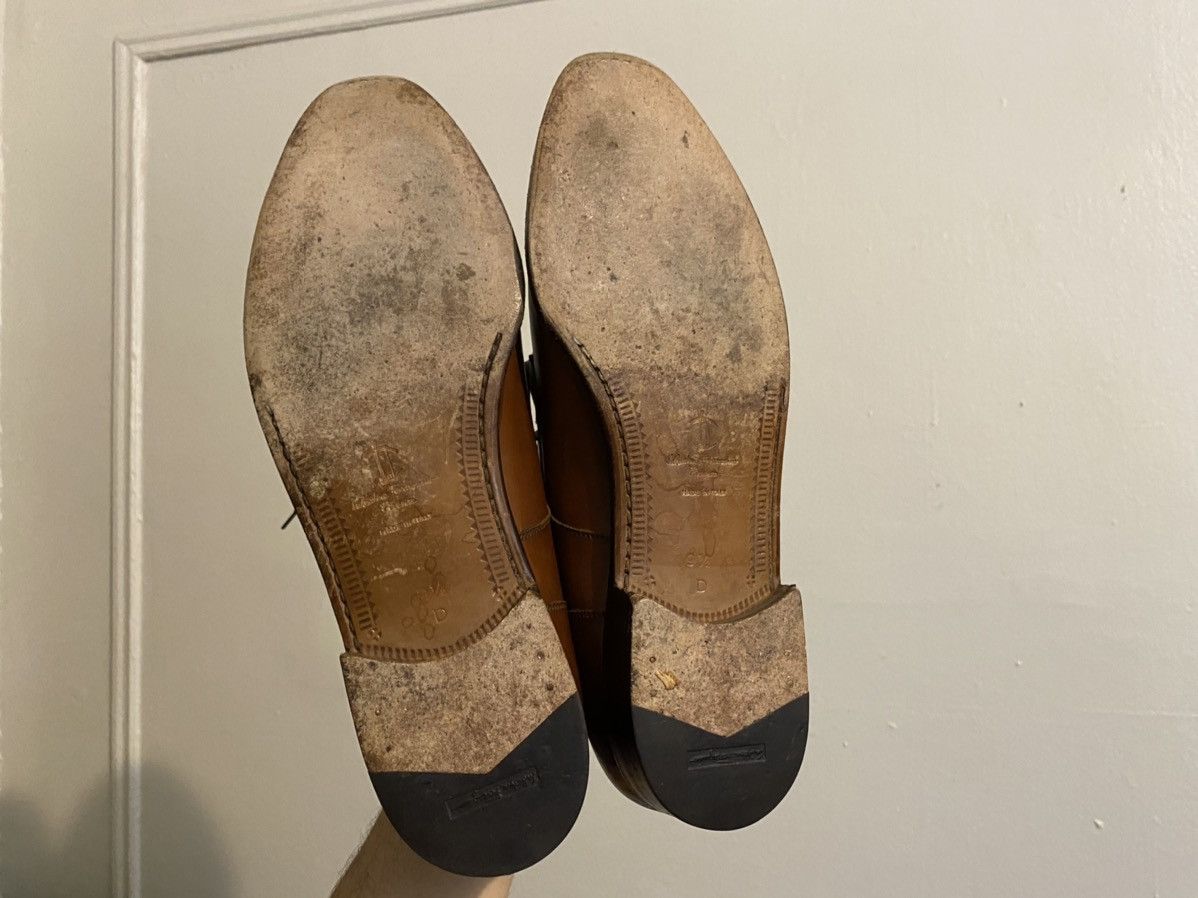 Ferragamo Brown Cap Toe Oxford Shoes