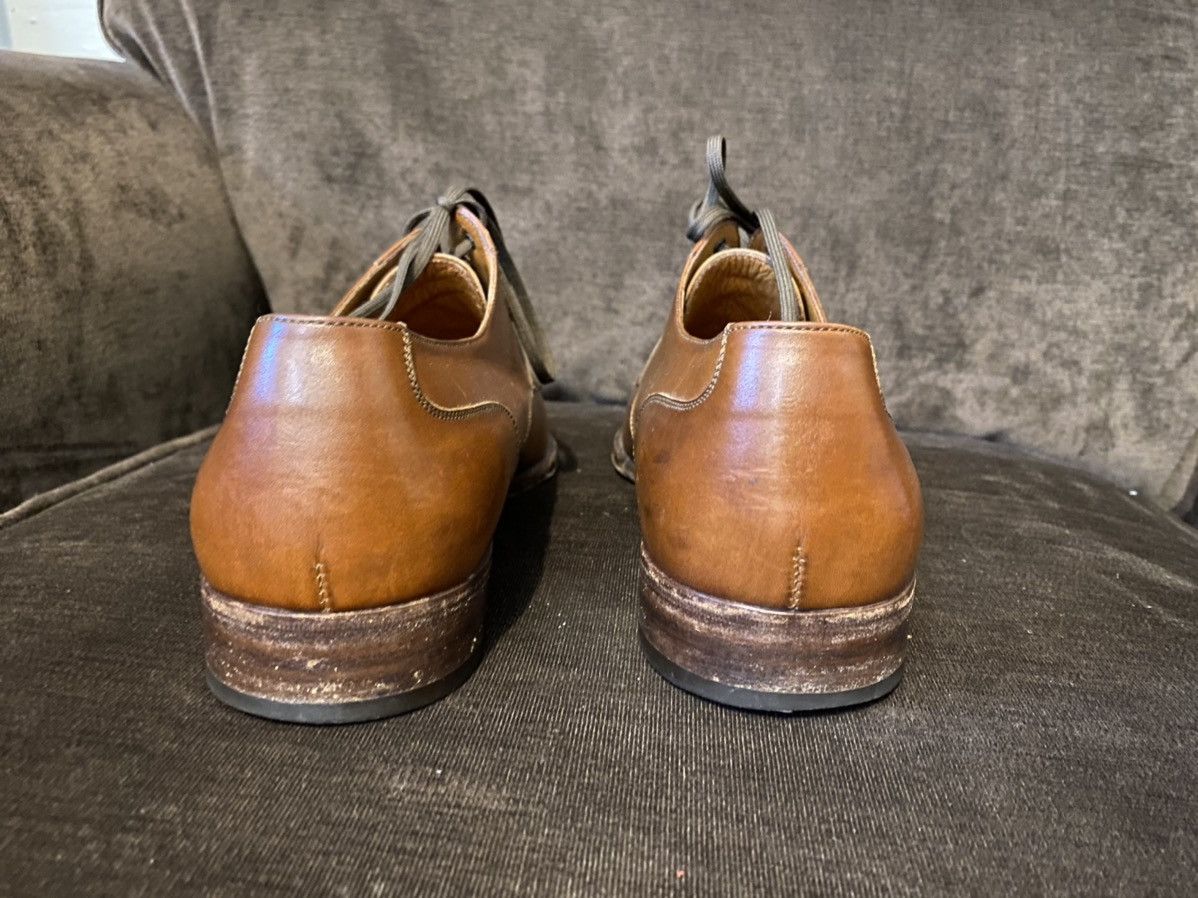 Ferragamo Brown Cap Toe Oxford Shoes