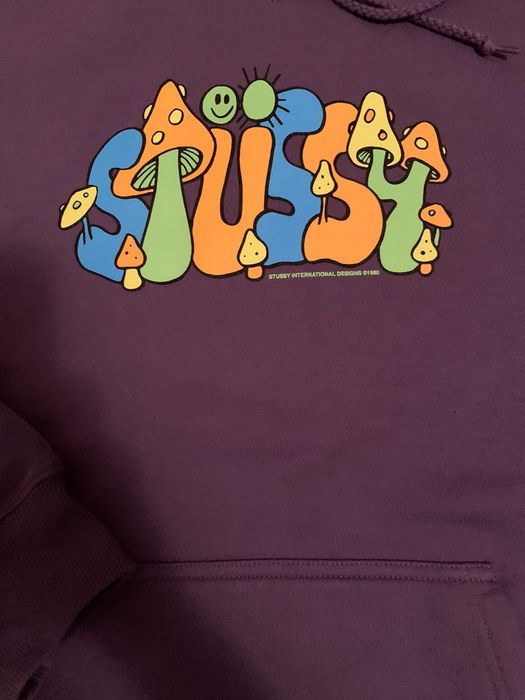 Stussy discount mushroom hoodie