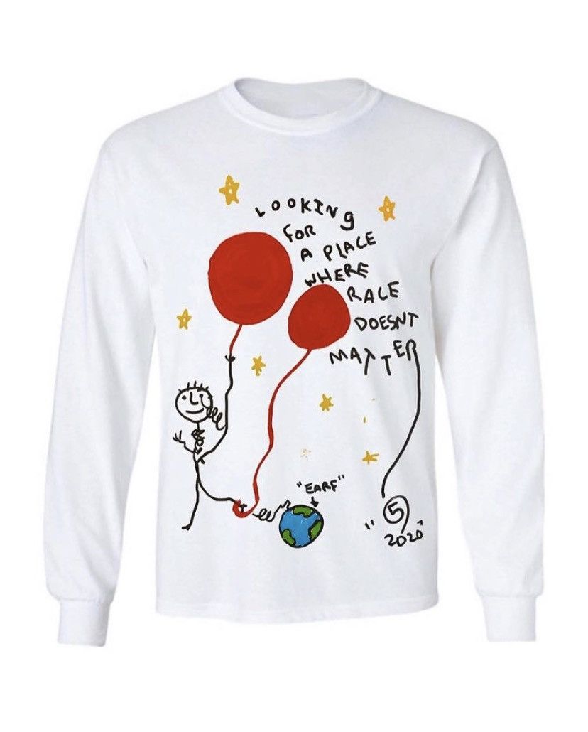 Vintage RACE DOESNT MATTER TEE BY 5AMROSA Size US L / EU 52-54 / 3 - 1 Thumbnail