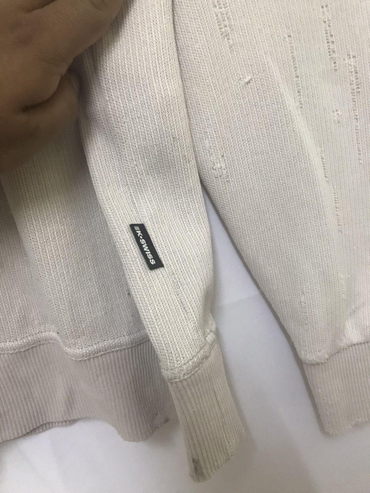K-Swiss K Swiss Half Button Sweatshirt Size US L / EU 52-54 / 3 - 12 Thumbnail