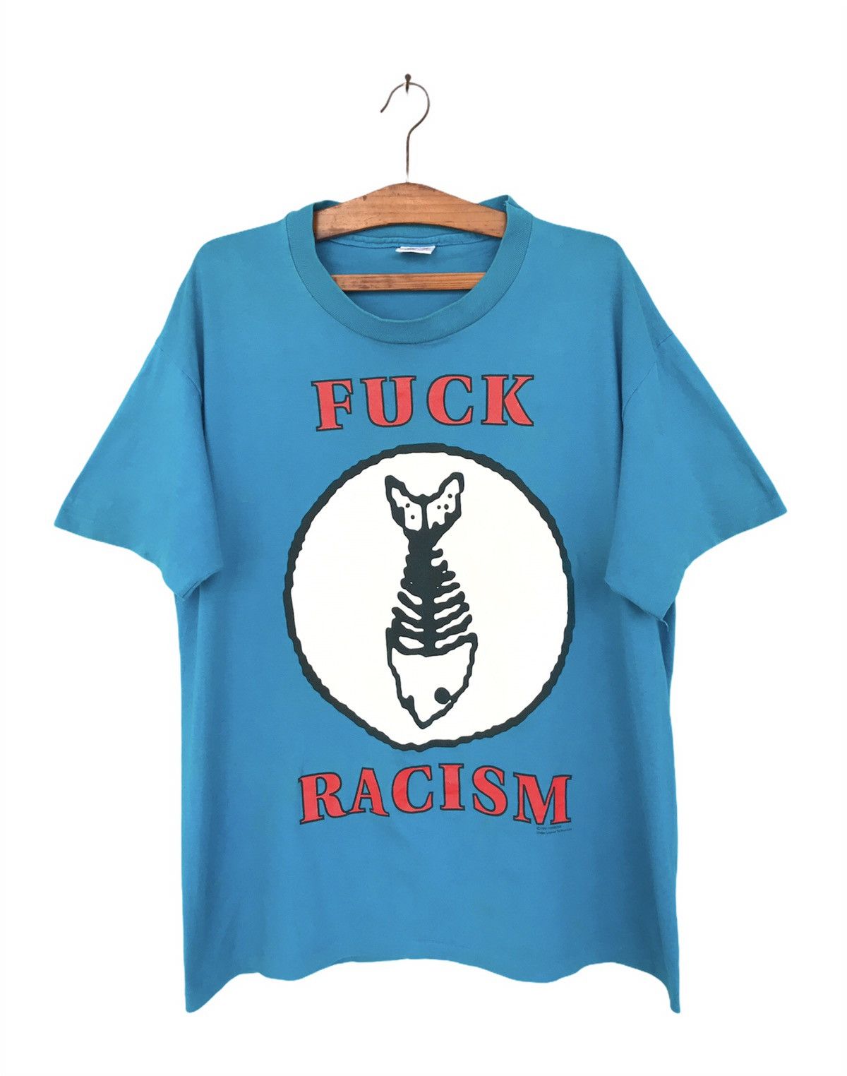 Vintage 90s Fuck Racism Fishbone band tee