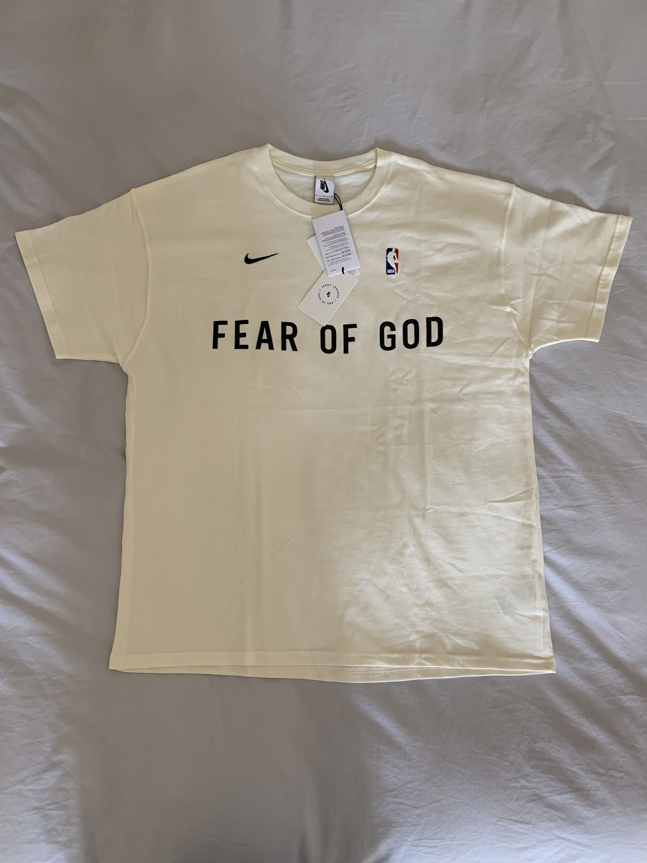 Fear of God x Nike Warm Up T-Shirt Sail