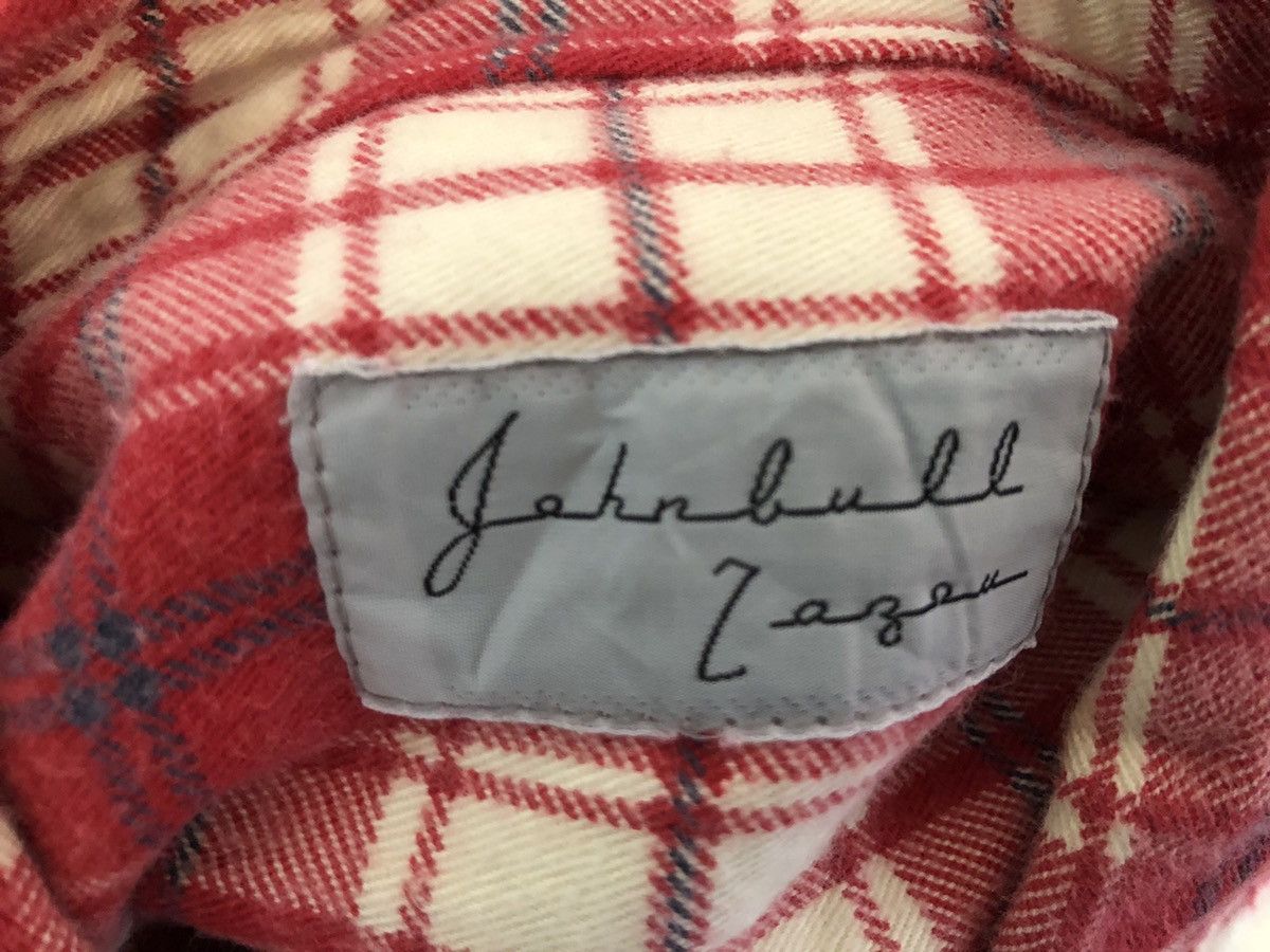 Johnbull Vintage 90s Johnbull Zazou Japan Oversized Flannel Shirt Size US L / EU 52-54 / 3 - 8 Thumbnail