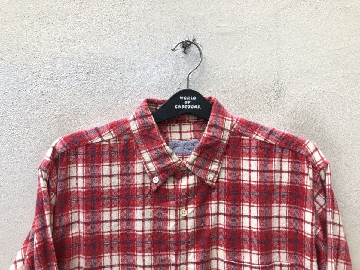 Johnbull Vintage 90s Johnbull Zazou Japan Oversized Flannel Shirt Size US L / EU 52-54 / 3 - 2 Thumbnail