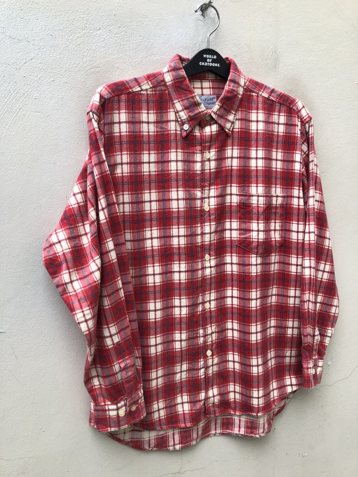 Vintage 90s Johnbull Zazou Japan Oversized Flannel Shirt
