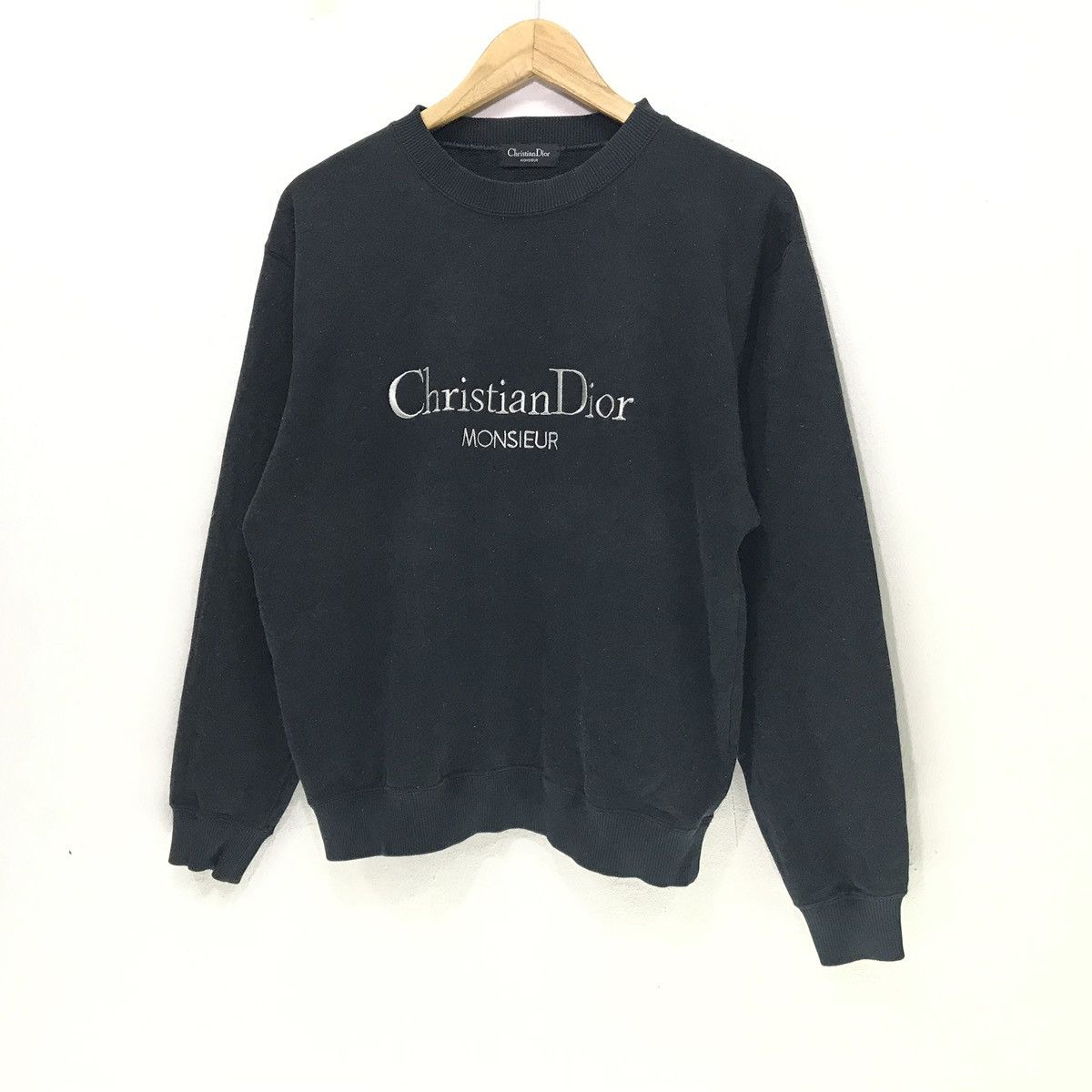 Christian Dior Monsieur Dior Vintage Christian Dior Sweatshirt Big Logo Embroide Grailed