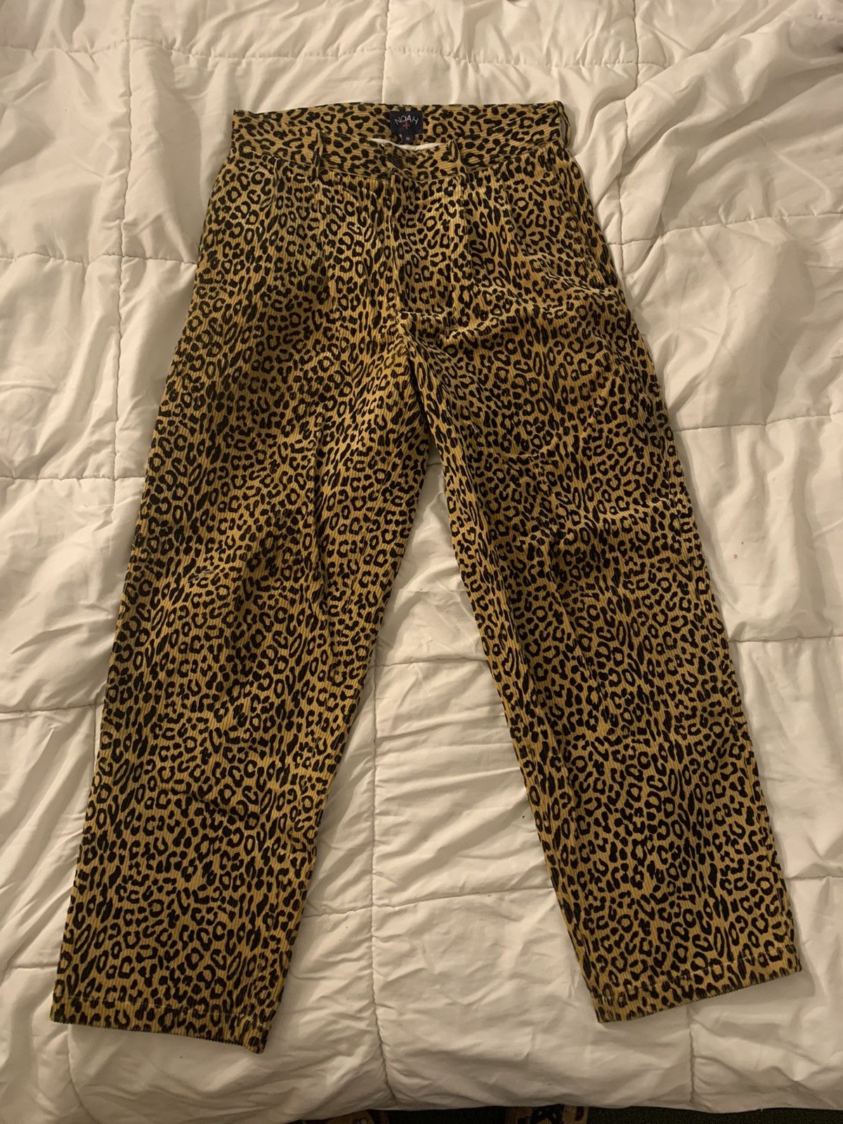 Noah noah leopard print corduroy pants | Grailed