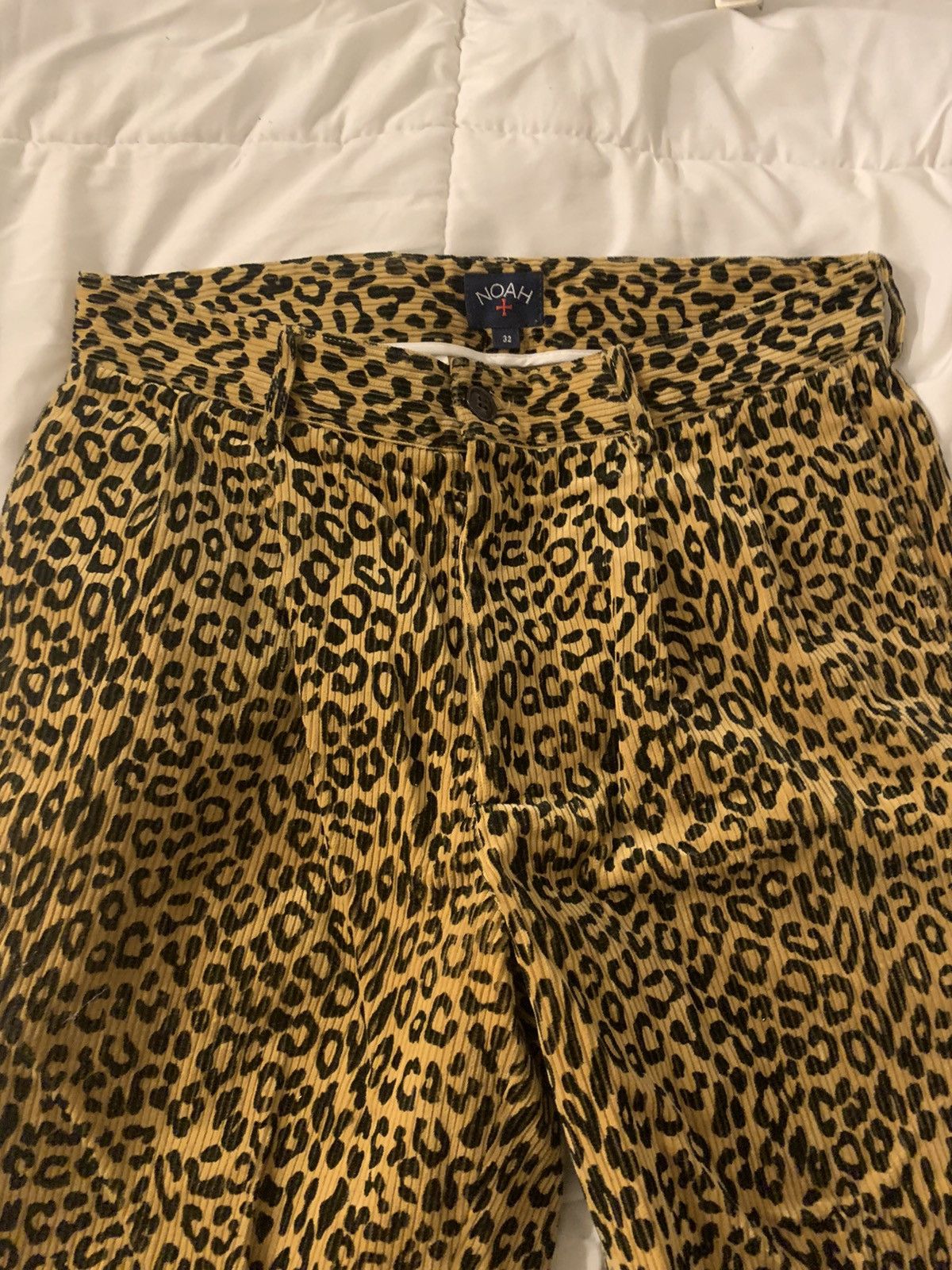 Noah noah leopard print corduroy pants | Grailed