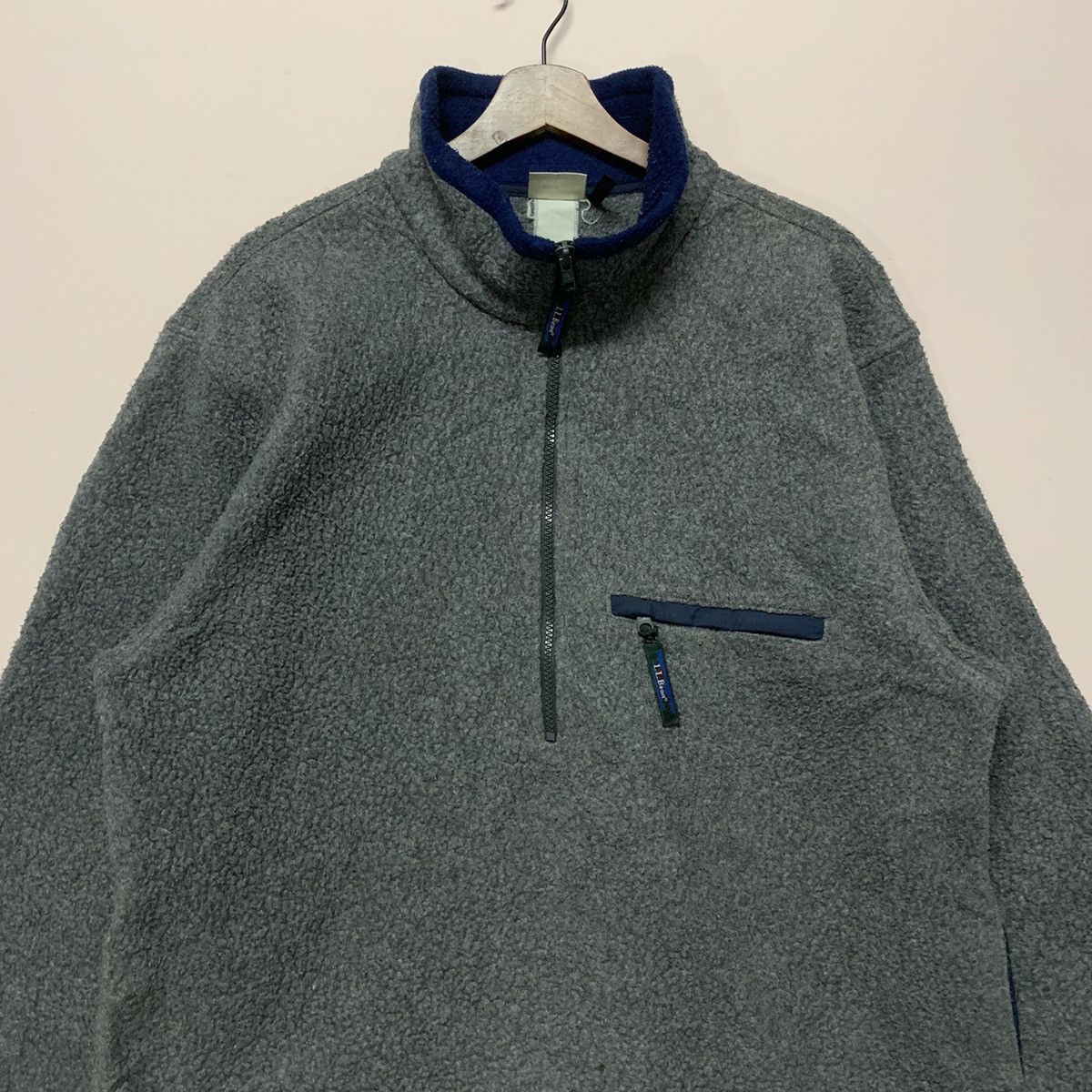 L.L. Bean Vintage Vintage L.L.Bean Quarter Zip Fleece Sweater Jacket Grailed