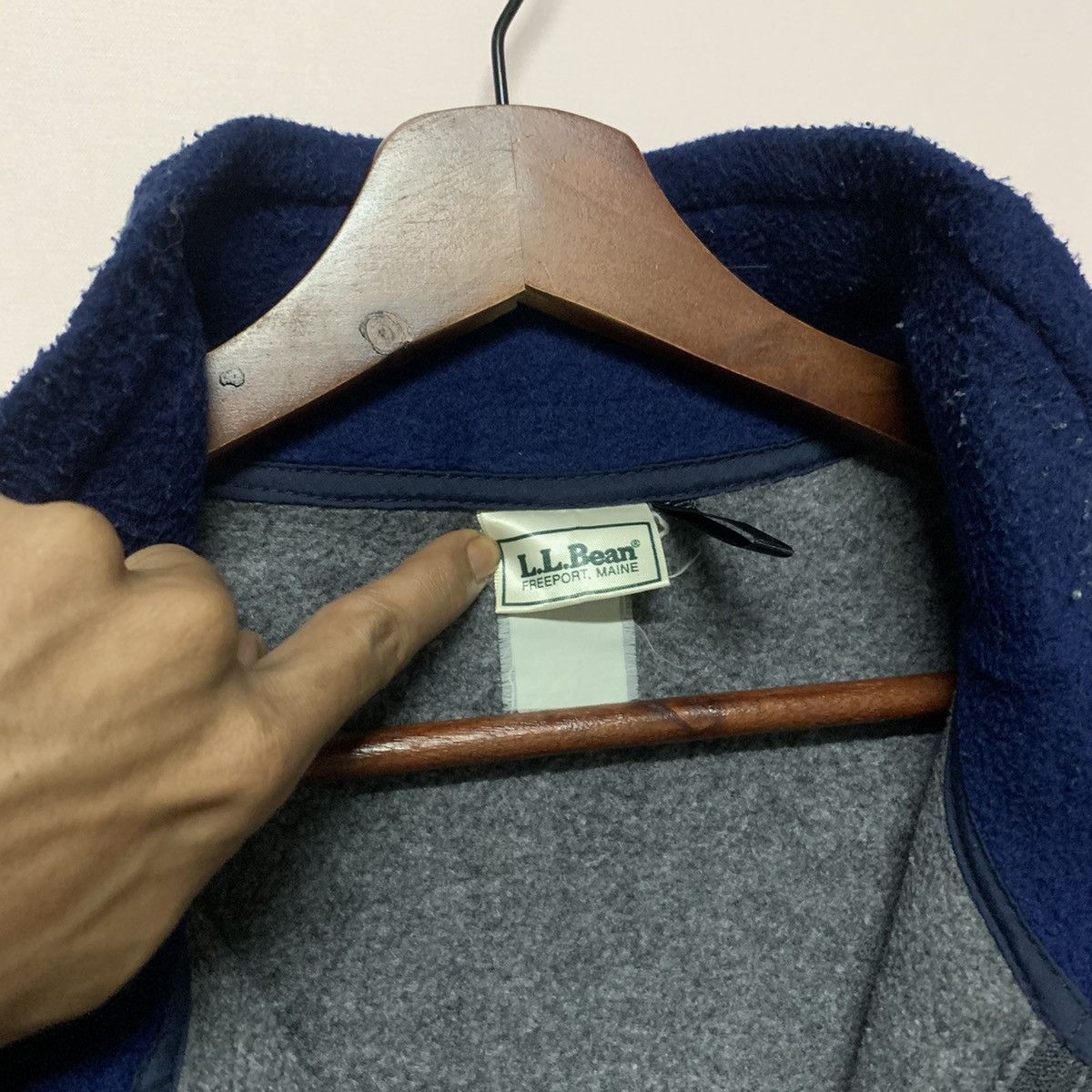 L.L. Bean × Vintage Vintage L.L.Bean Quarter Zip Fleece Sweater Jacket Size US XL / EU 56 / 4 - 6 Thumbnail