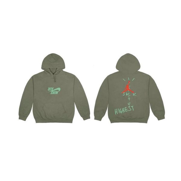 Nike Travis Scott Jordan Cactus Jack Green Hoodie Grailed