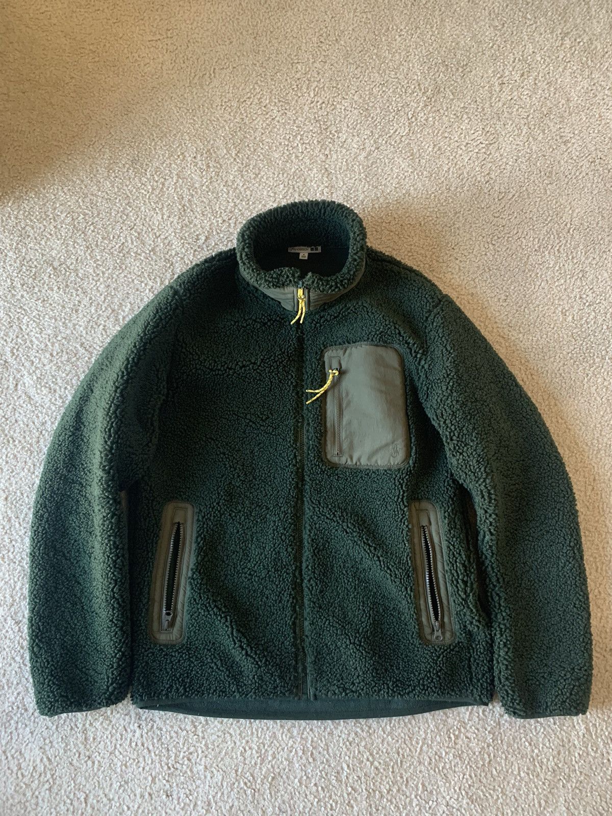 JW Anderson × Uniqlo Uniqlo JW Anderson Fleece Jacket Green Size US M / EU 48-50 / 2 - 1 Thumbnail