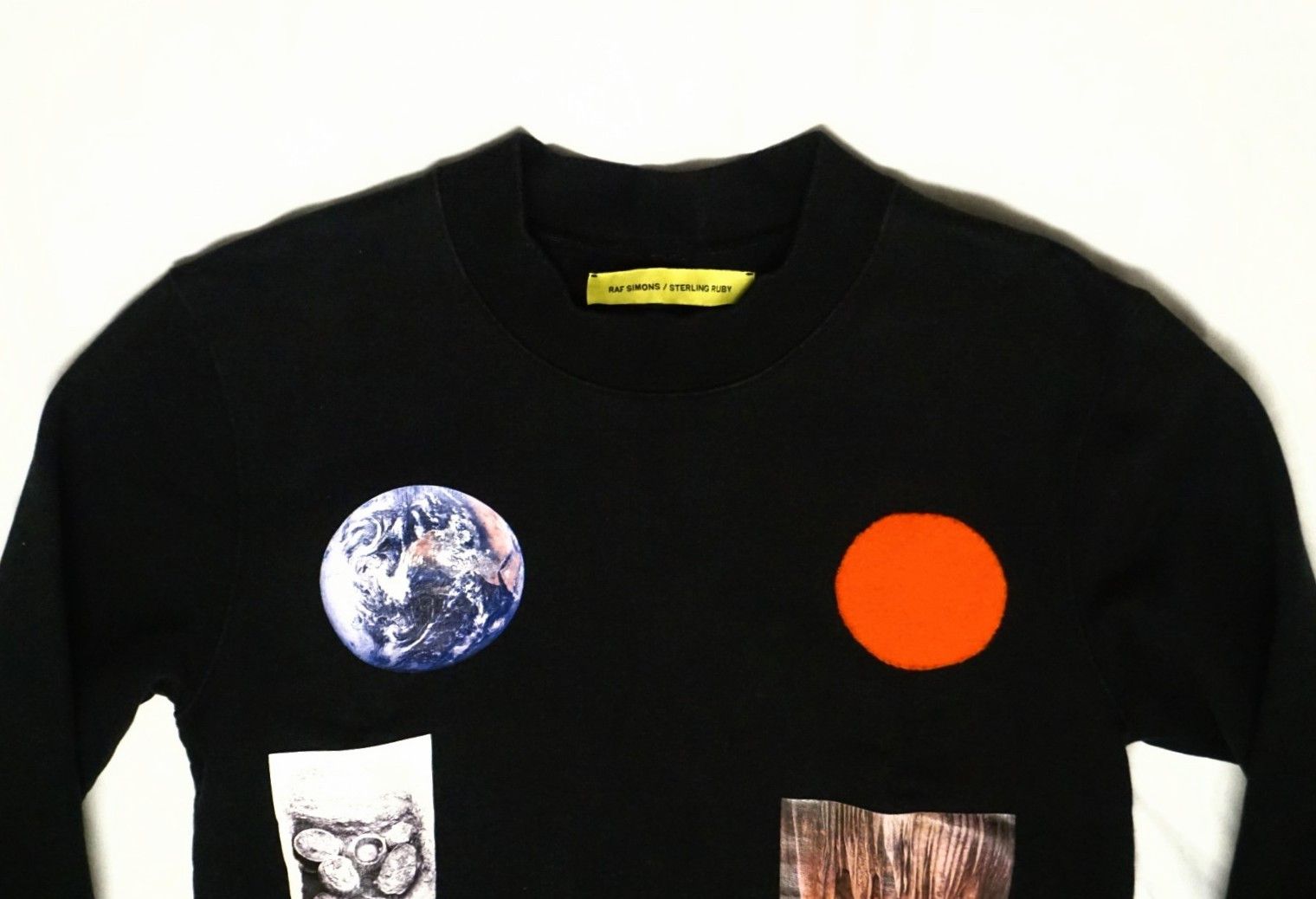 Raf Simons Sterling Ruby Crewneck Sweater Black Medium Longsleeve Size US M / EU 48-50 / 2 - 2 Thumbnail