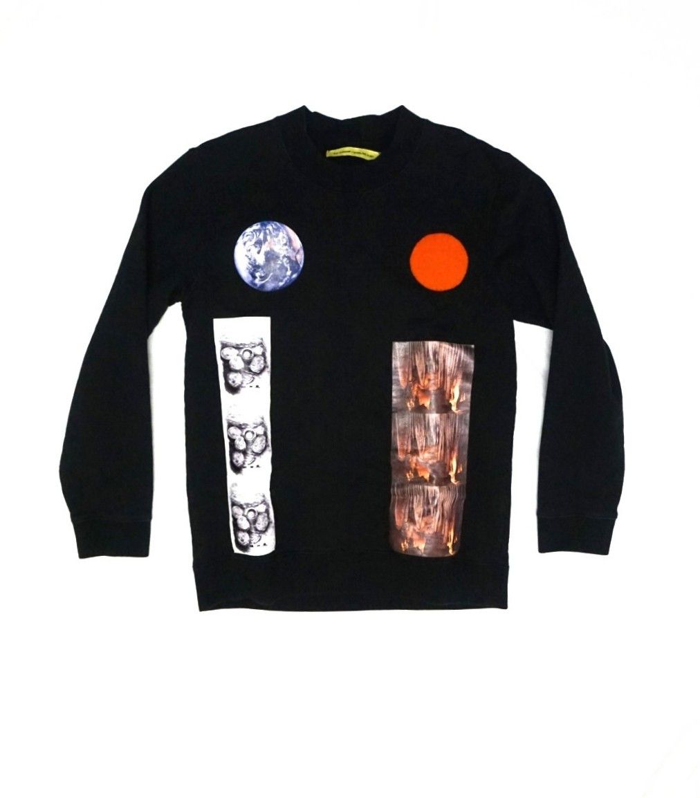 Raf Simons Sterling Ruby Crewneck Sweater Black Medium Longsleeve Size US M / EU 48-50 / 2 - 1 Thumbnail