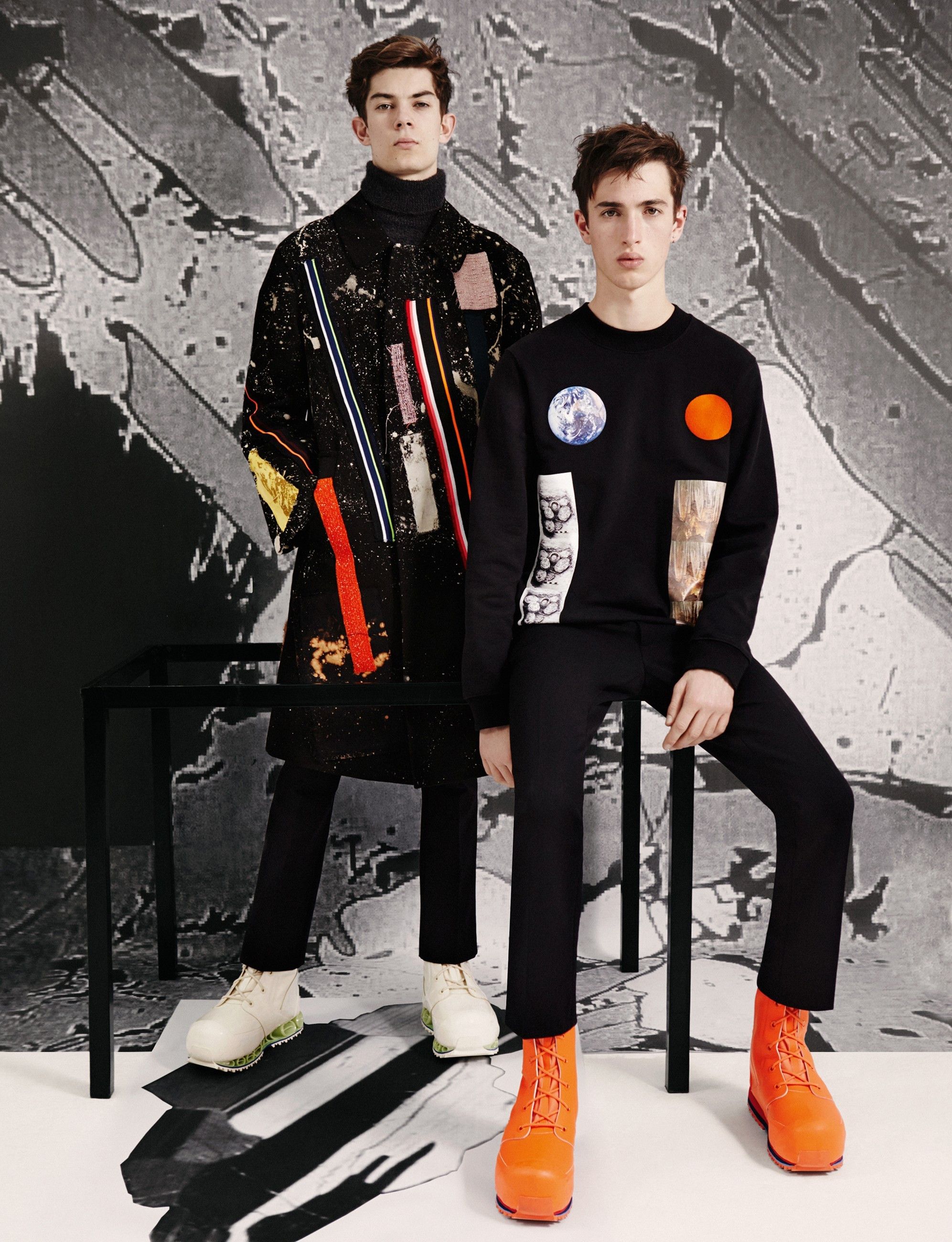 Raf Simons Sterling Ruby Crewneck Sweater Black Medium Longsleeve Size US M / EU 48-50 / 2 - 20 Thumbnail