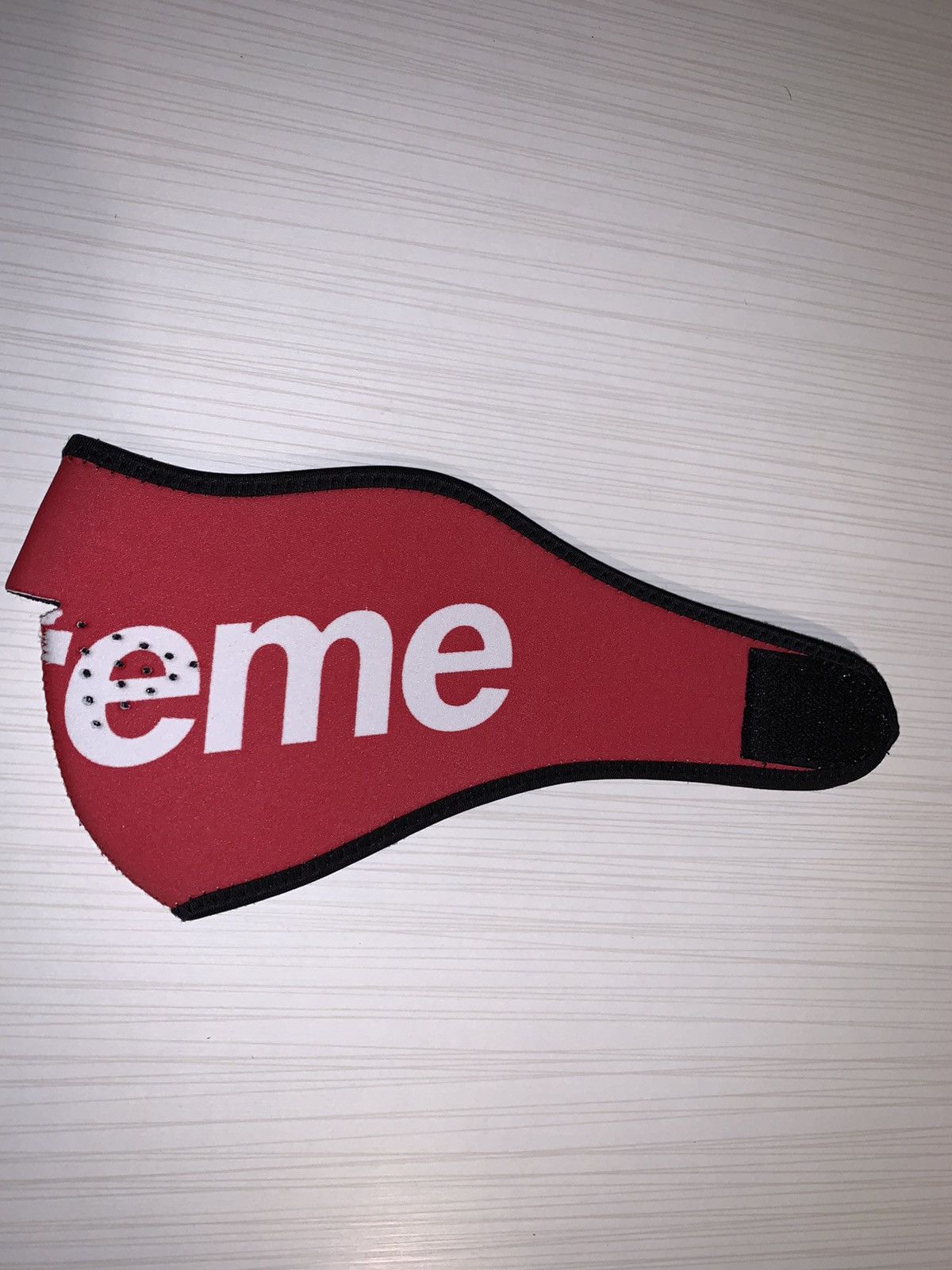 Supreme Supreme Neoprene Face Mask Red New Size ONE SIZE - 2 Thumbnail