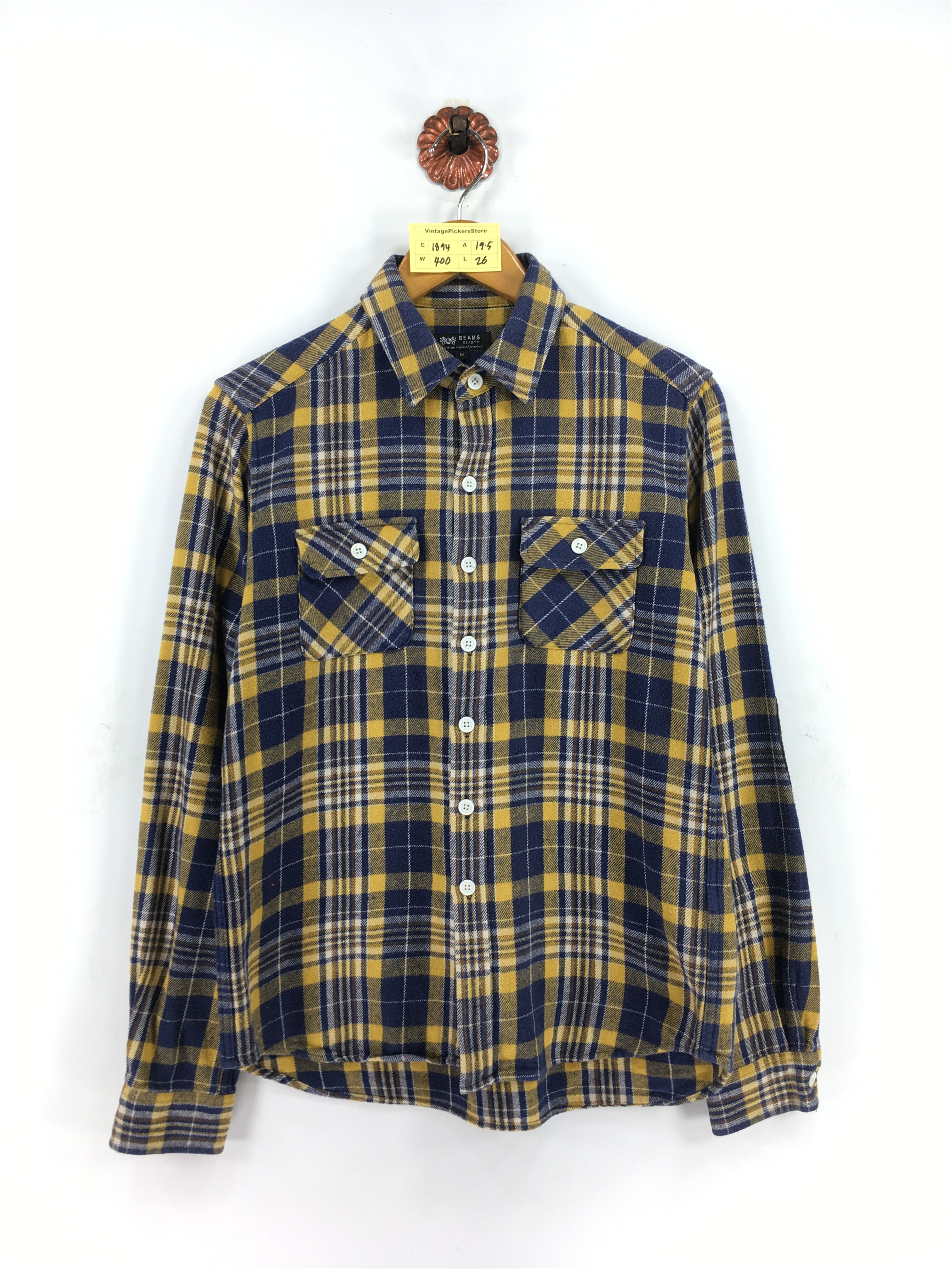 Protective Flannel Shirt - Yellow & Black with Pads – Beyond