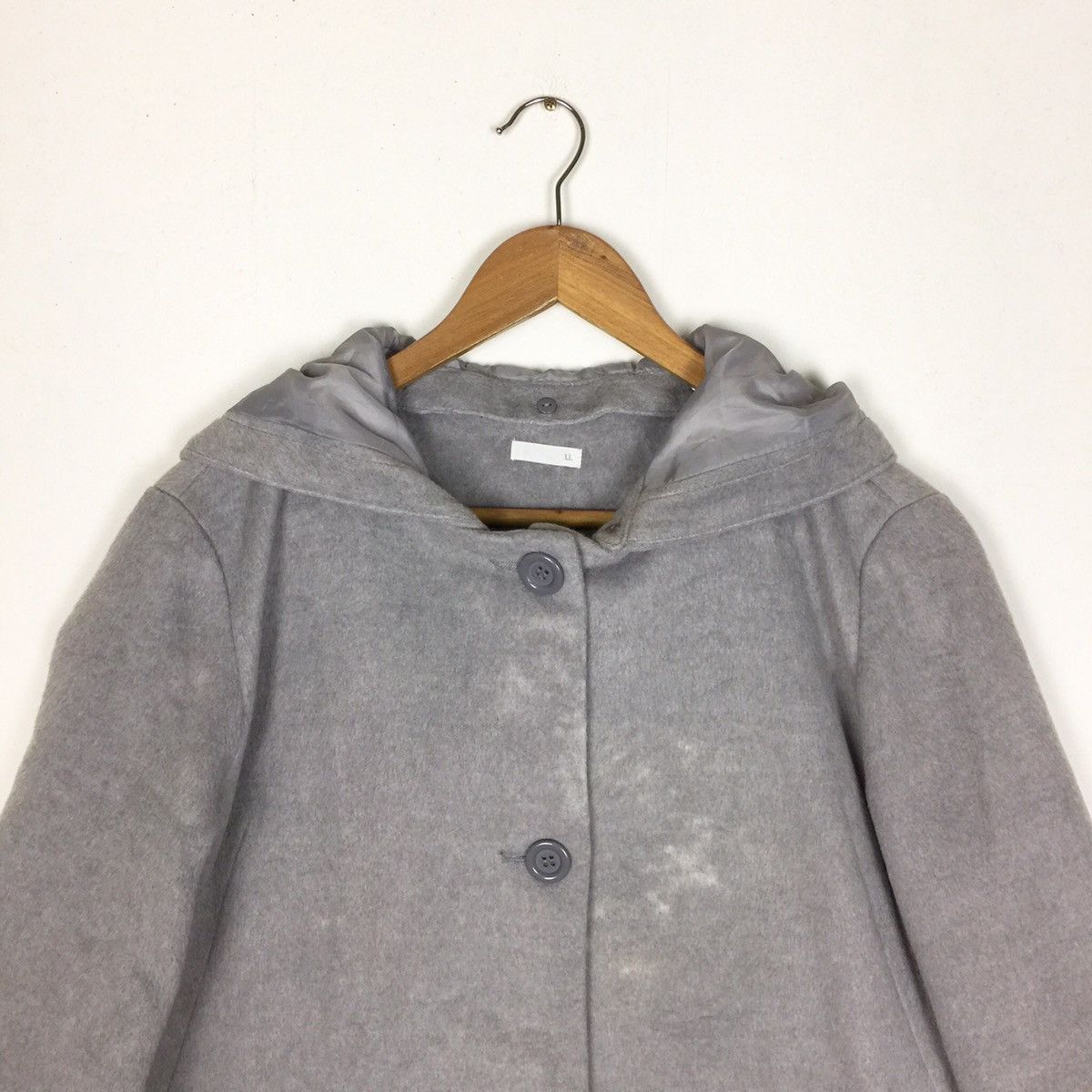 Designer × Japanese Brand Vintage Wool Jacket With Hoodie Size US L / EU 52-54 / 3 - 3 Thumbnail