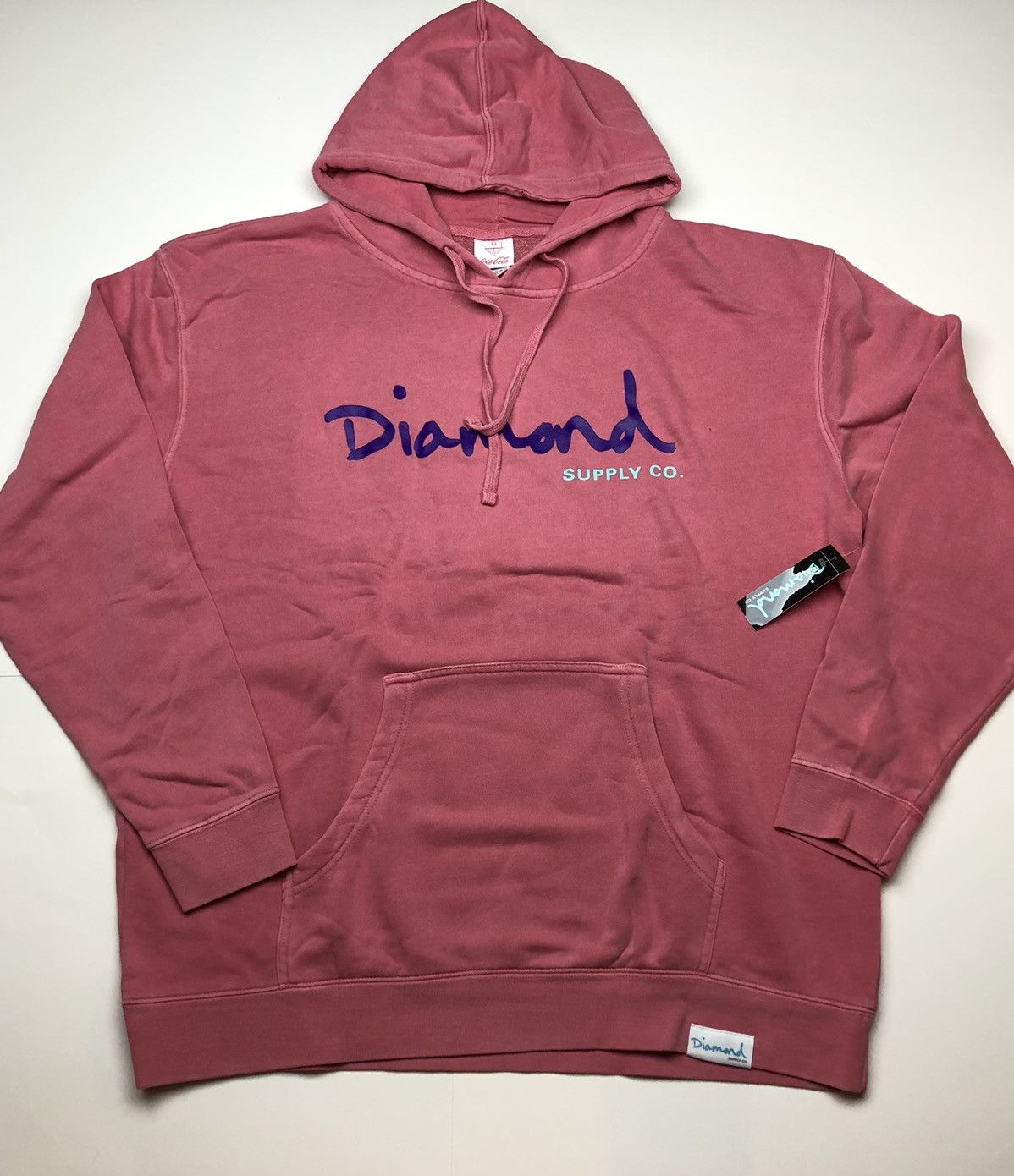 Coca Cola Diamond Supply Co Diamond Supply Co x Coca Cola Pink Hoodie Size XL Grailed