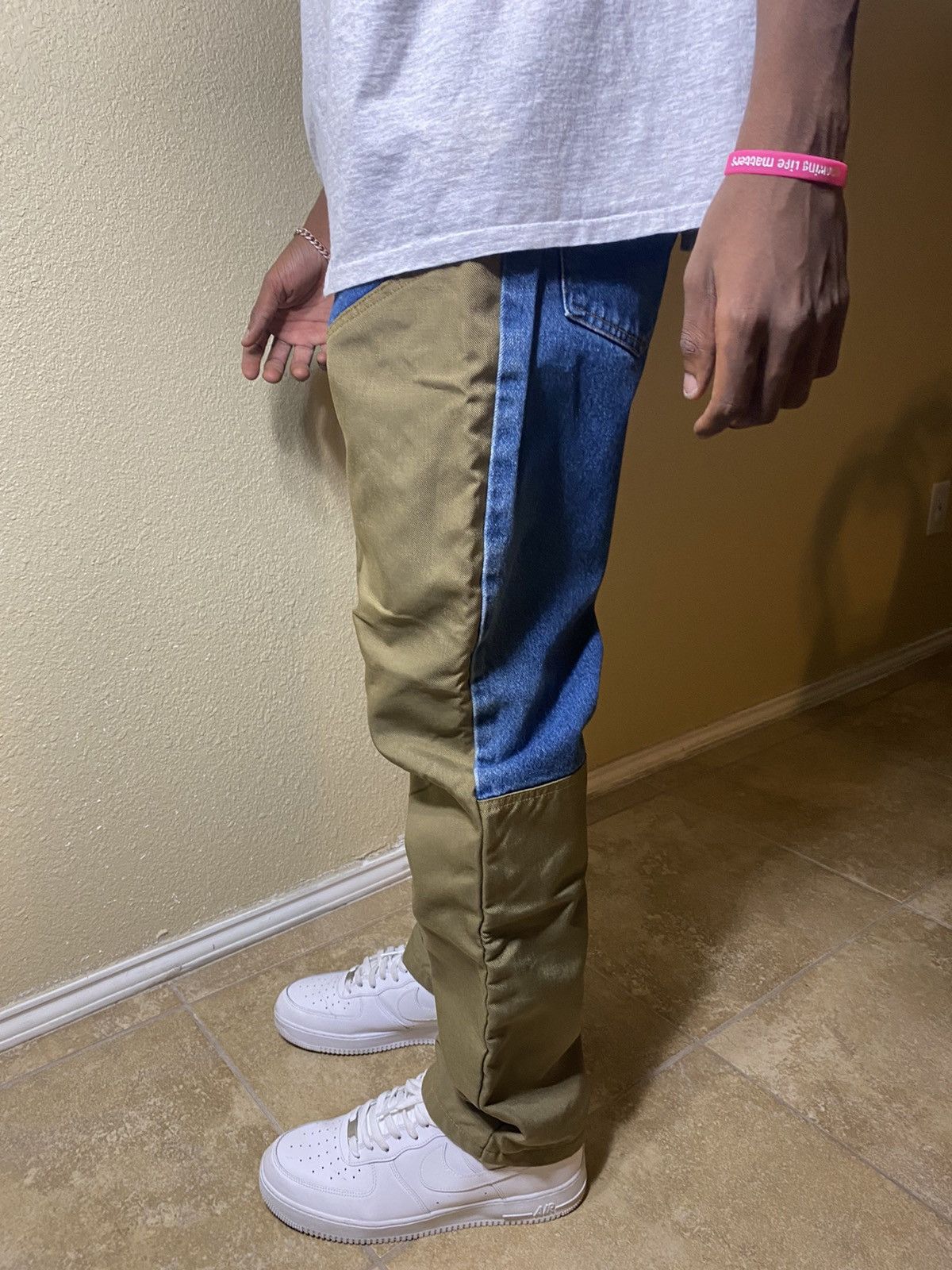Vintage Vintage Two-Toned Denim Size US 34 / EU 50 - 5 Thumbnail