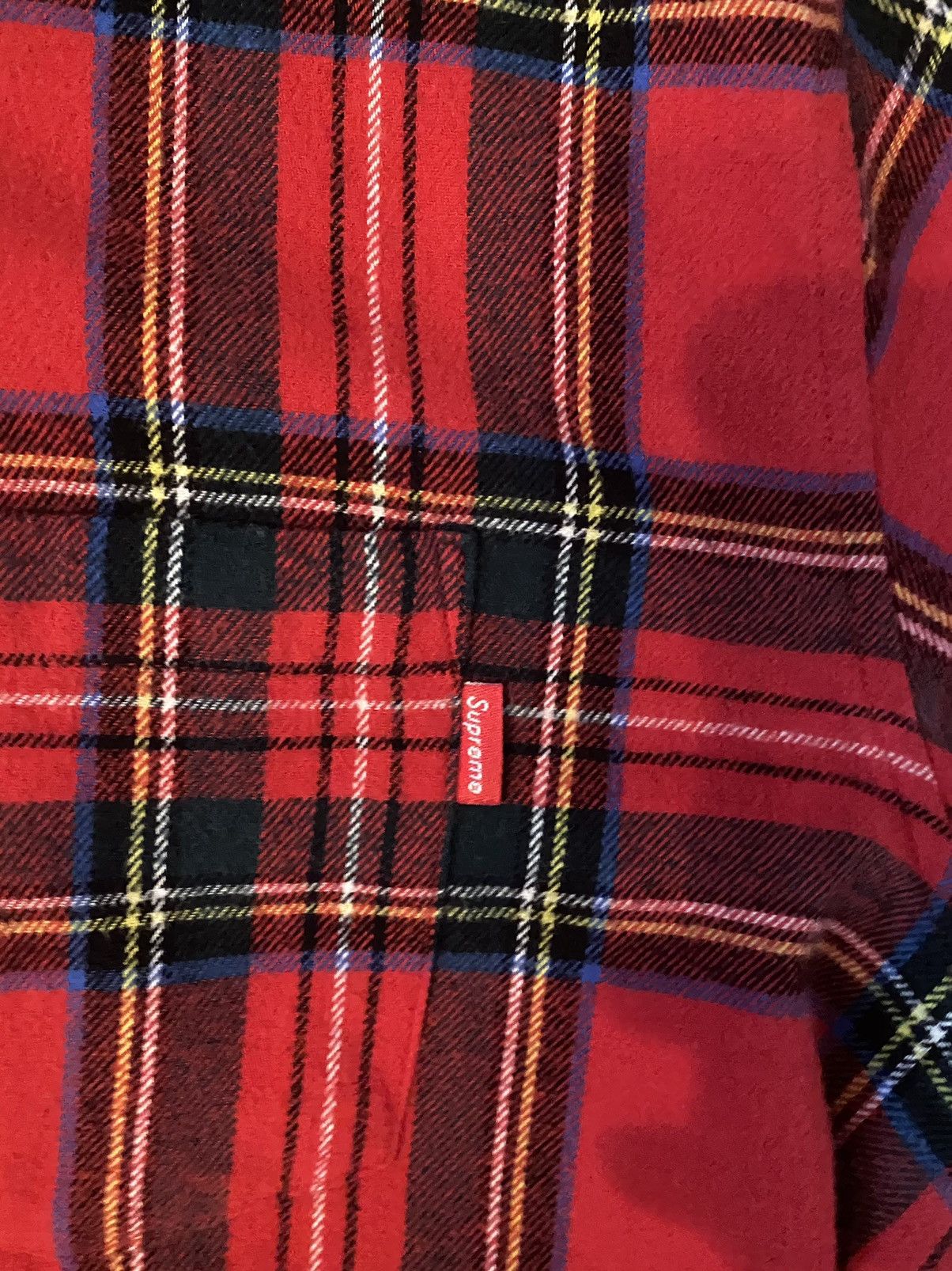 Supreme Supreme Tartan Flannel Shirt Red Large Size US L / EU 52-54 / 3 - 7 Thumbnail