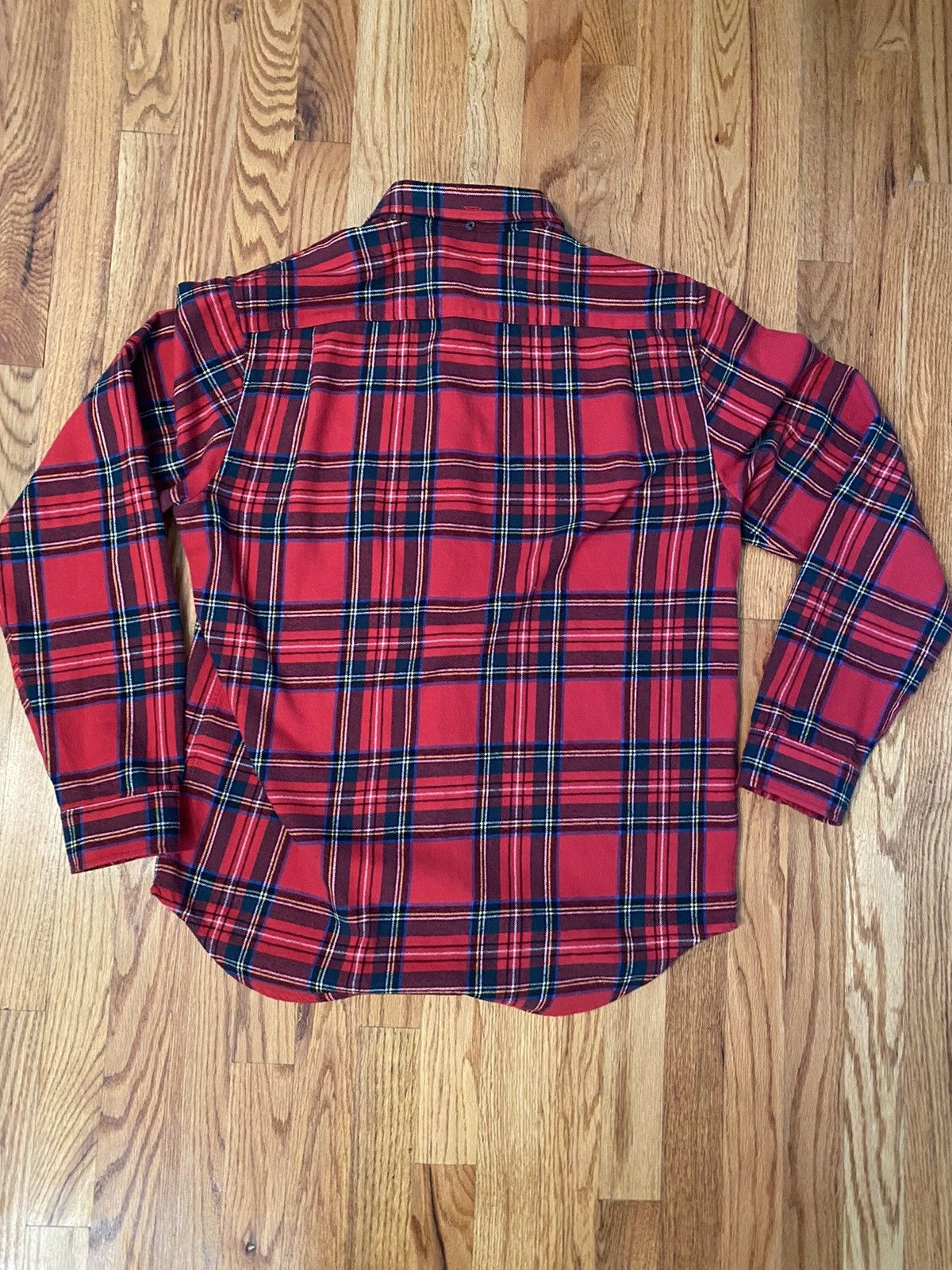 Supreme Supreme Tartan Flannel Shirt Red Large Size US L / EU 52-54 / 3 - 2 Thumbnail