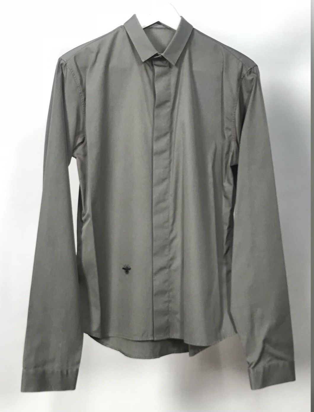 Dior Dior Homme Bee Embroidered Shirt Size US S / EU 44-46 / 1 - 1 Thumbnail
