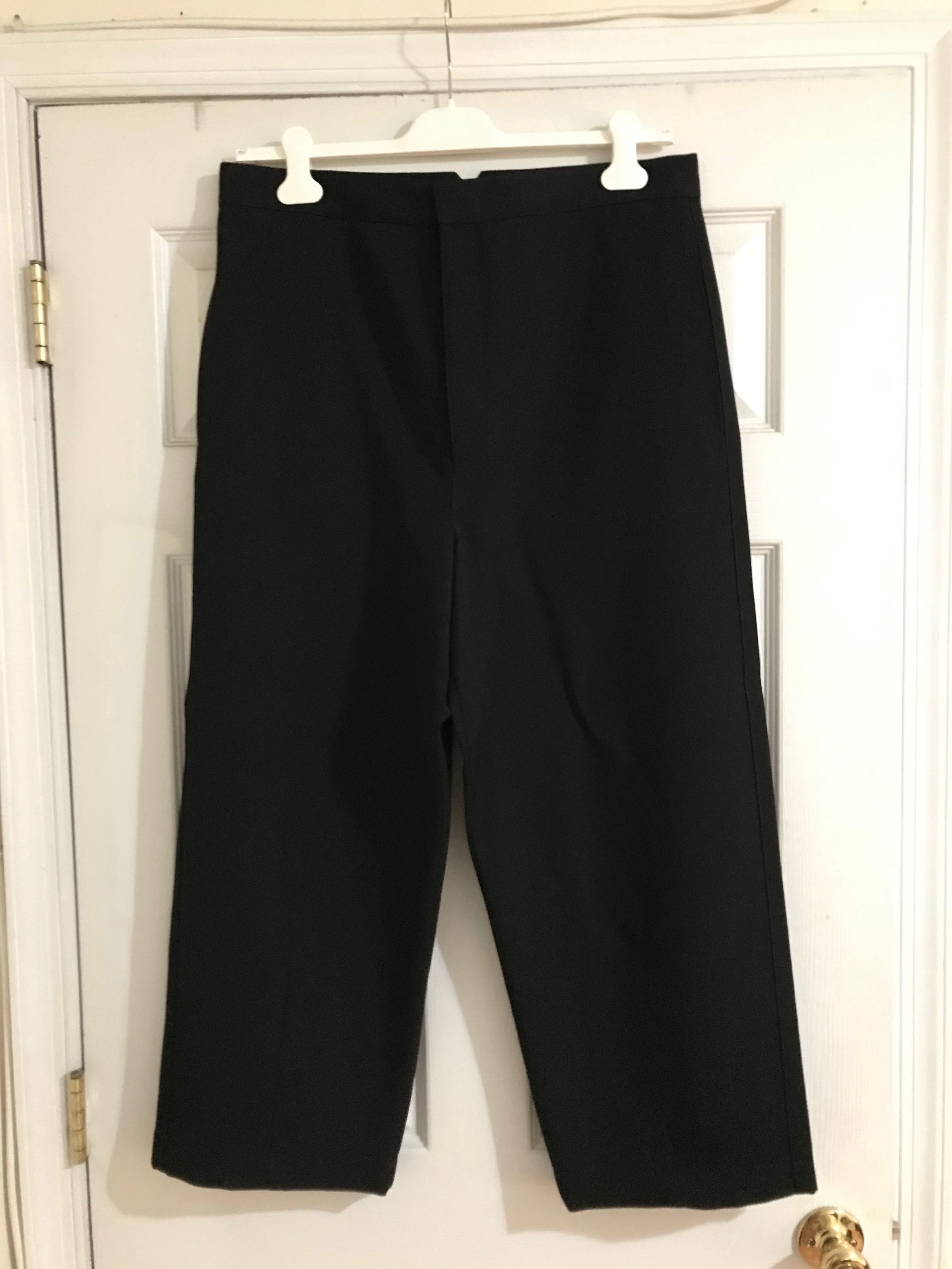 Jil Sander SS19 cropped wide leg wool pants Size US 32 / EU 48 - 2 Thumbnail