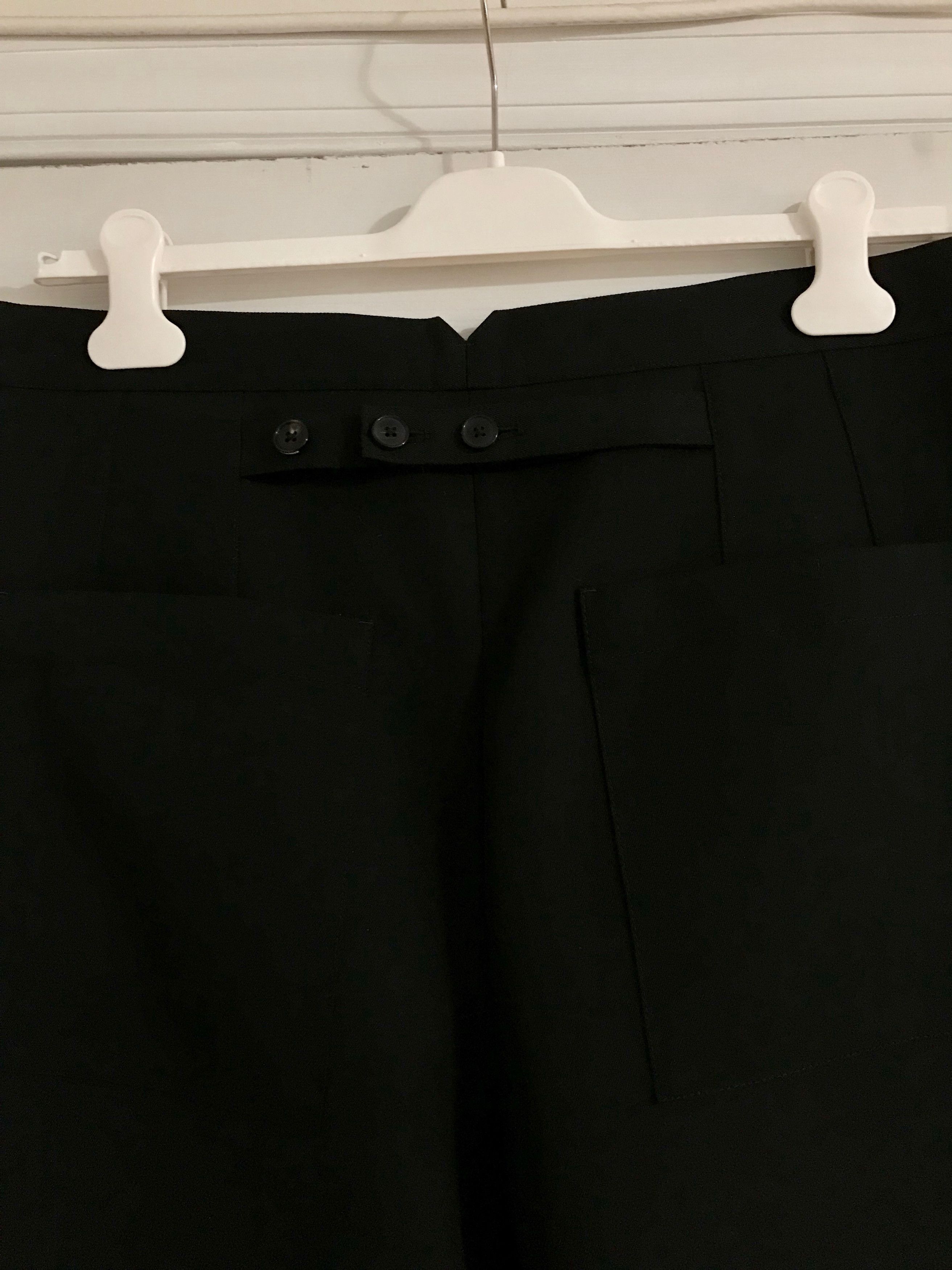 Jil Sander SS19 cropped wide leg wool pants Size US 32 / EU 48 - 4 Thumbnail
