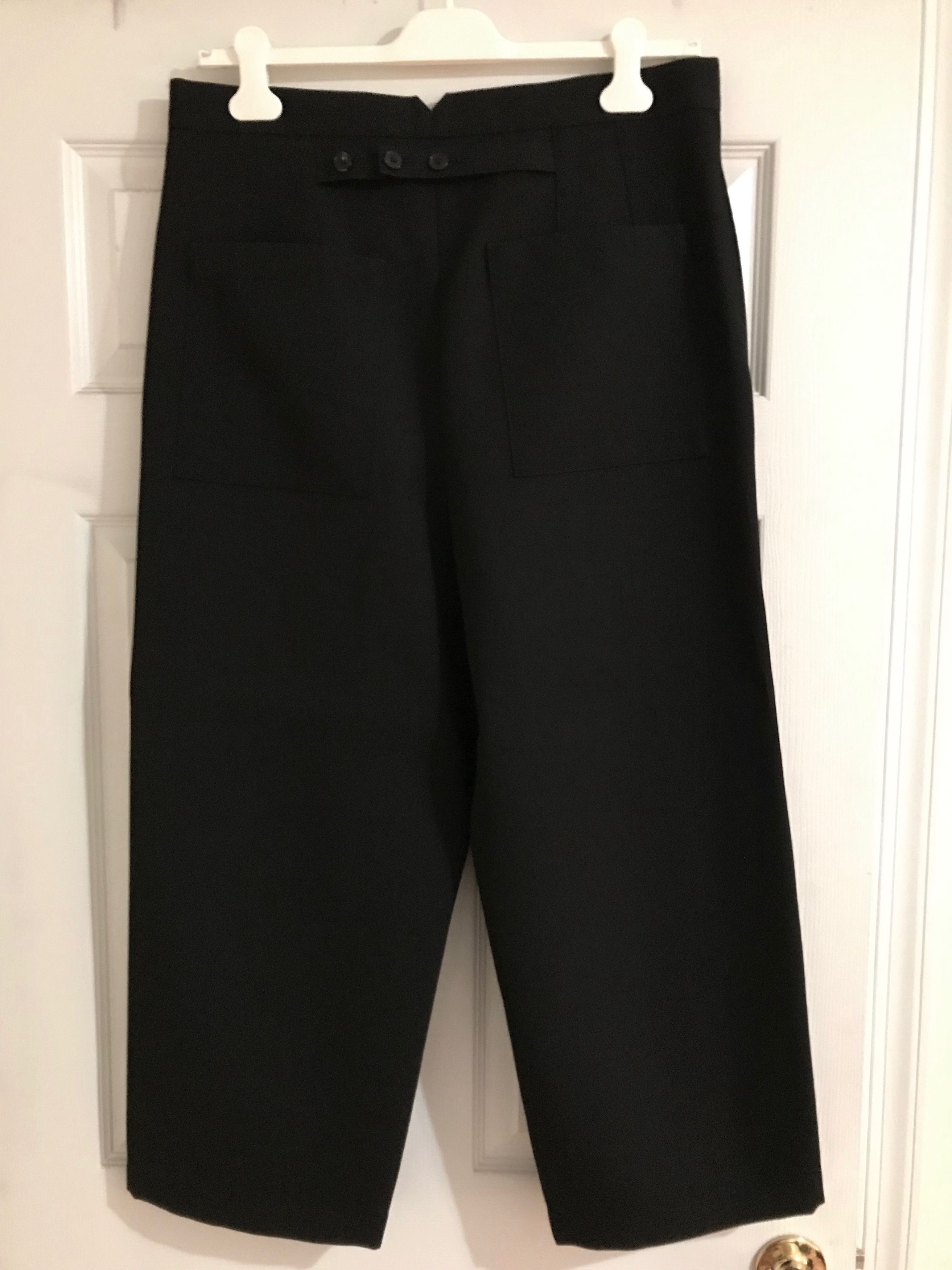 Jil Sander SS19 cropped wide leg wool pants Size US 32 / EU 48 - 3 Thumbnail