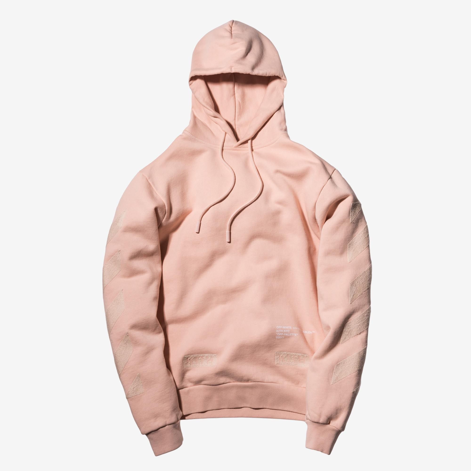 Off-White Kith x Off-White Cornely Hoodie - Soft Pink Size Medium