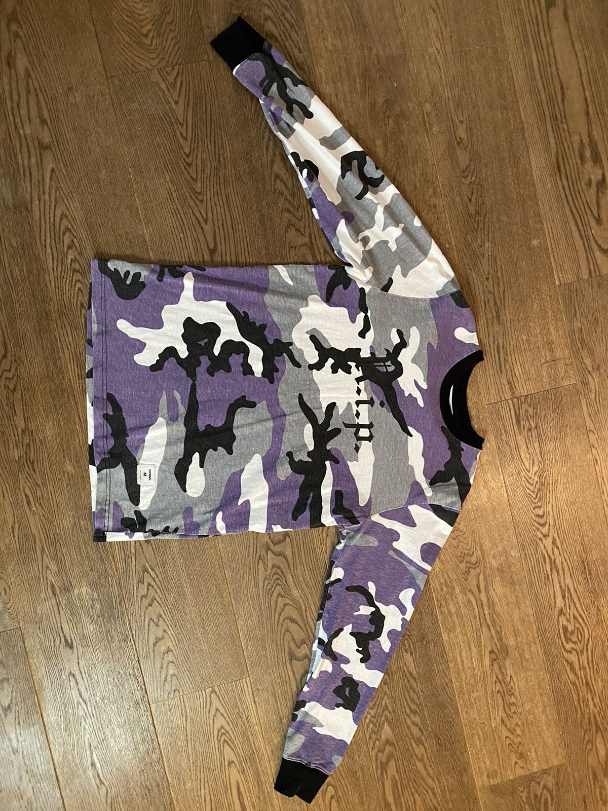 store outlet Supreme LS r.i.p. long sleeve purple camo tee M | www 