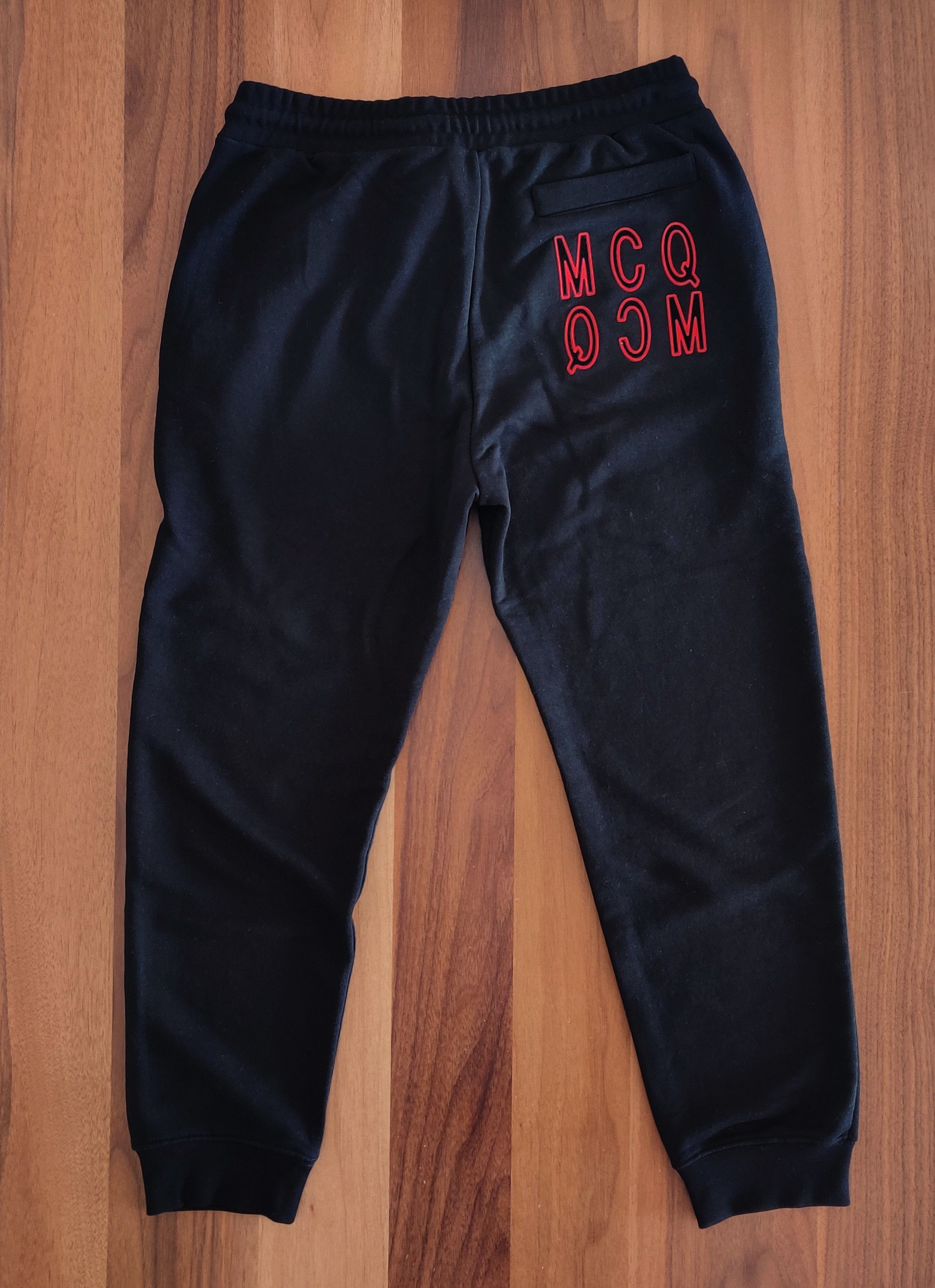 Alexander McQueen MCQ McQ VELVET LOGO JOGGING BOTTOMS Medium Size Grailed