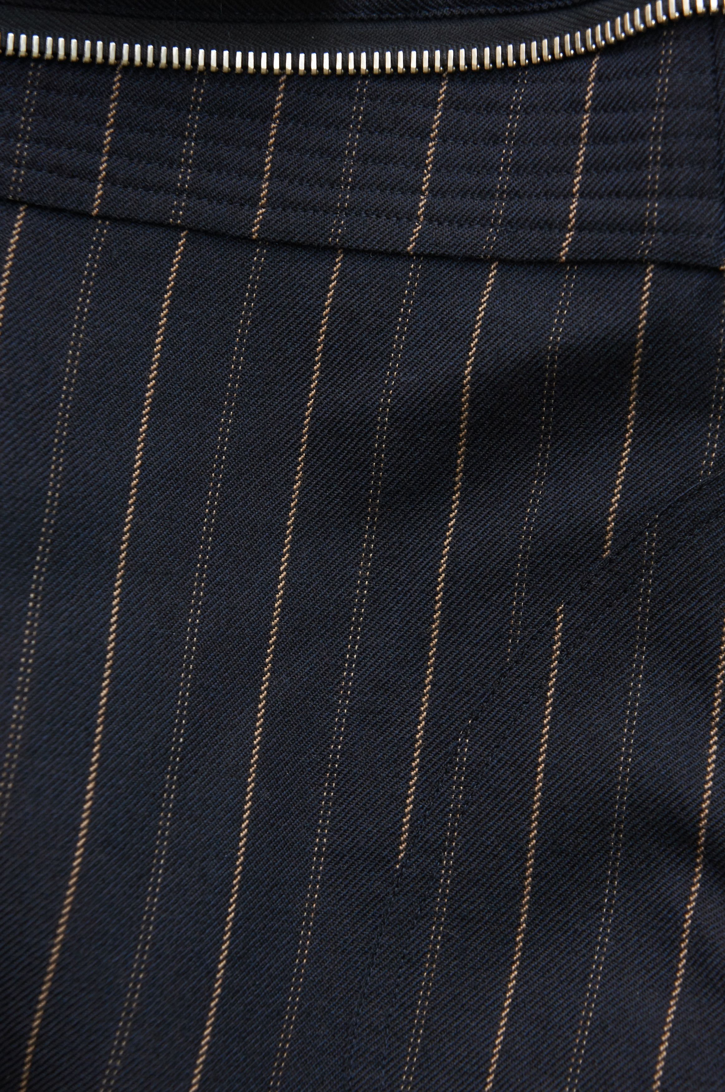 Dries Van Noten AW13 wool striped biker pants Size US 31 - 4 Thumbnail