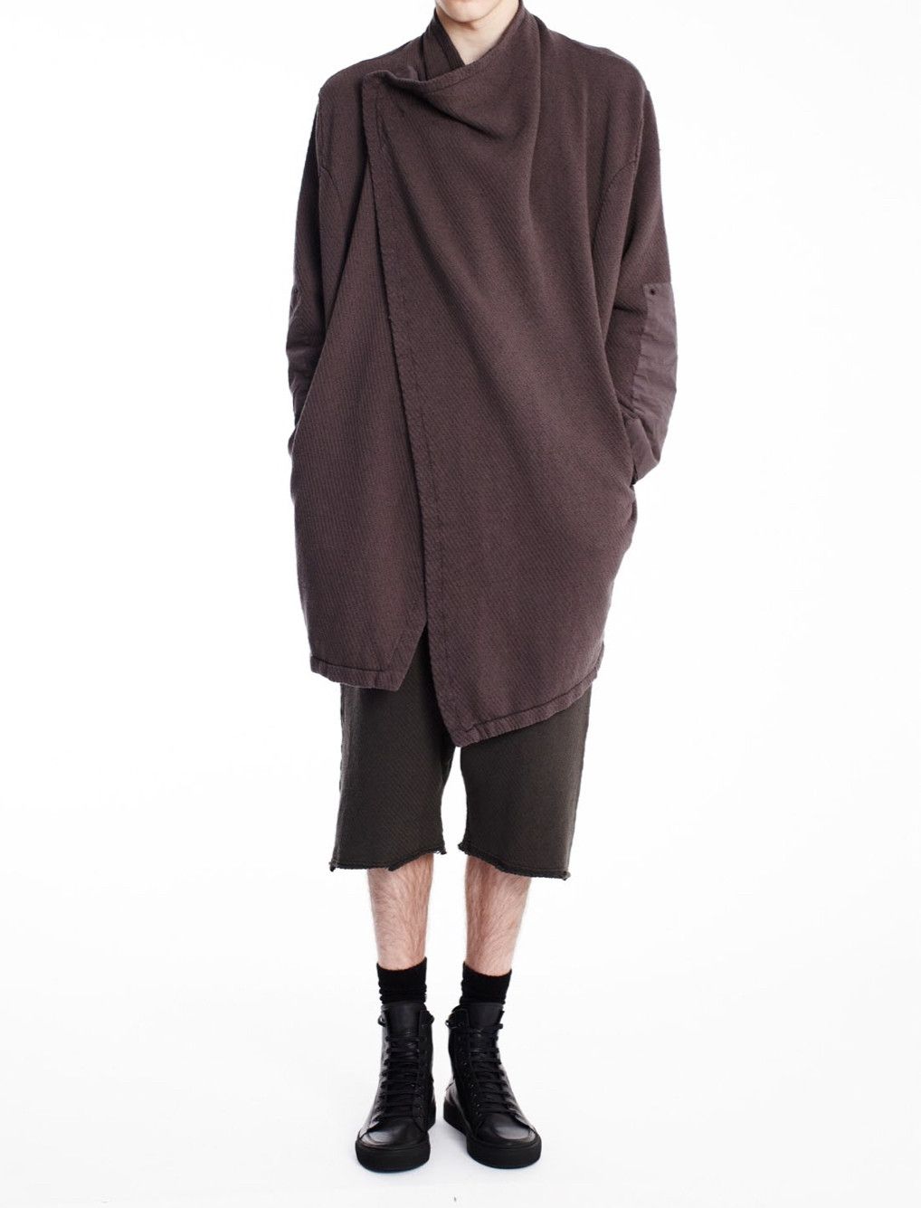 Damir Doma × Silent By Damir Doma Asymmetric designer cardigan coat Size US L / EU 52-54 / 3 - 2 Thumbnail