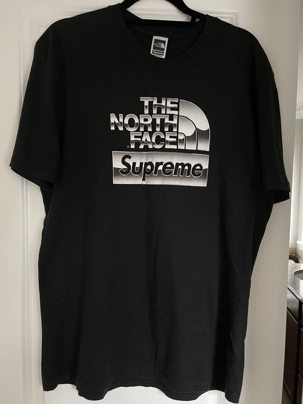 Supreme The North Face Metallic Logo Tee | Grailed